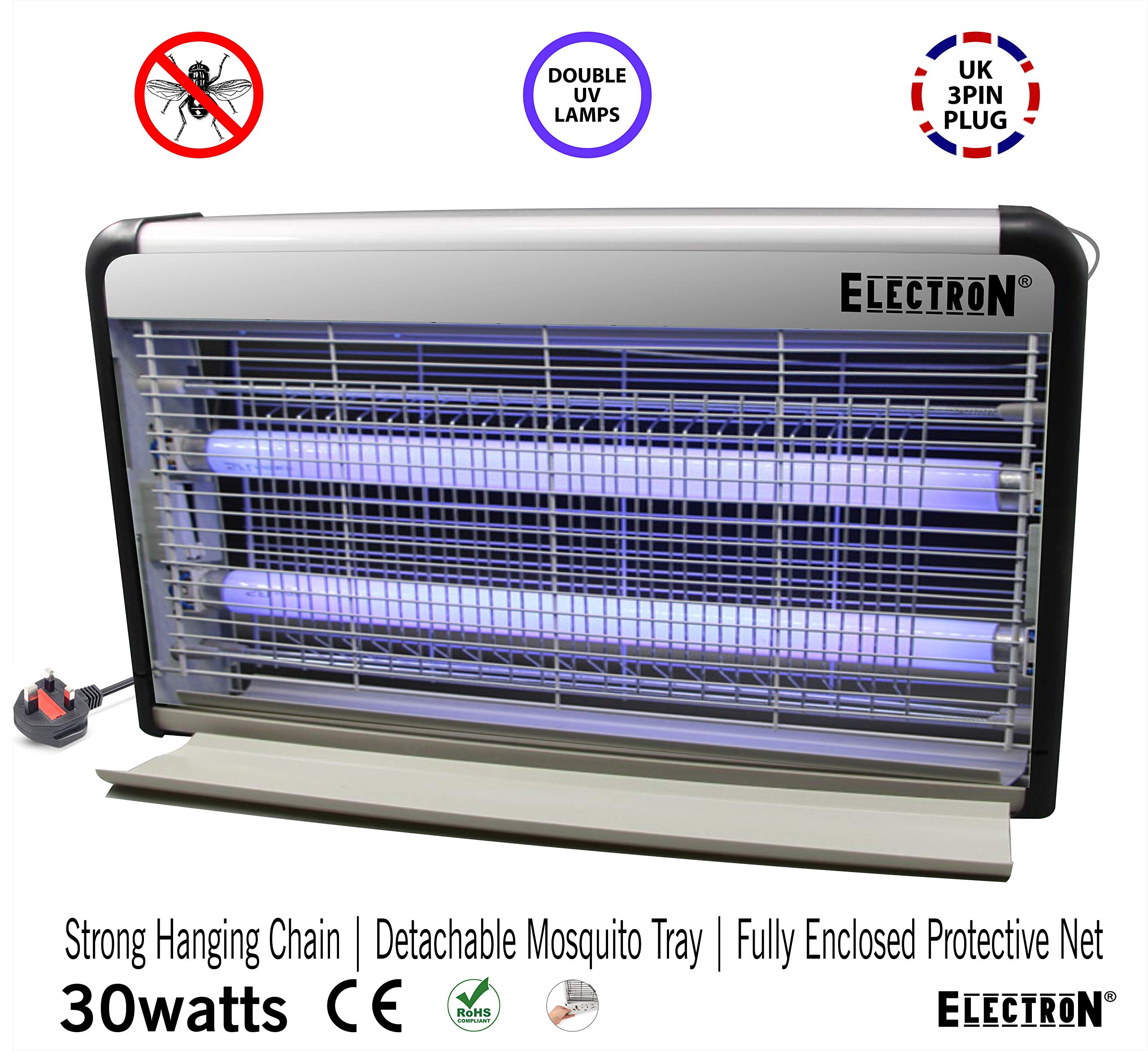 Bug Zappers UK Plug Aspectek Professional Electronic Indoor Insect