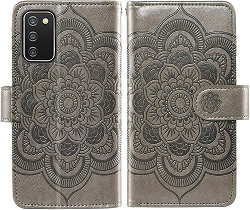 Miniatura 6 de Asuwish Funda de teléfono para Samsung Galaxy A03s versión de EE. UU. 5G 2022 con protector de pantalla de vidrio templado y tarjetero abatible,