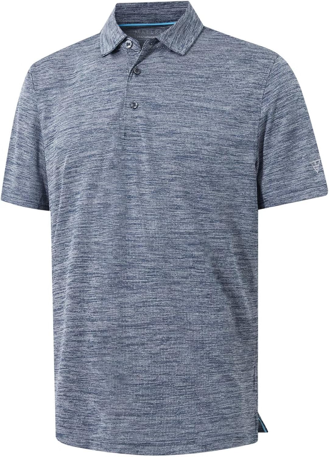 M MAELREG Men‘s Golf Shirts Short Sleeve Ultra-Light Soft Performance Quick Dry Athletic with UPF 30+ Polo Shirts for Men