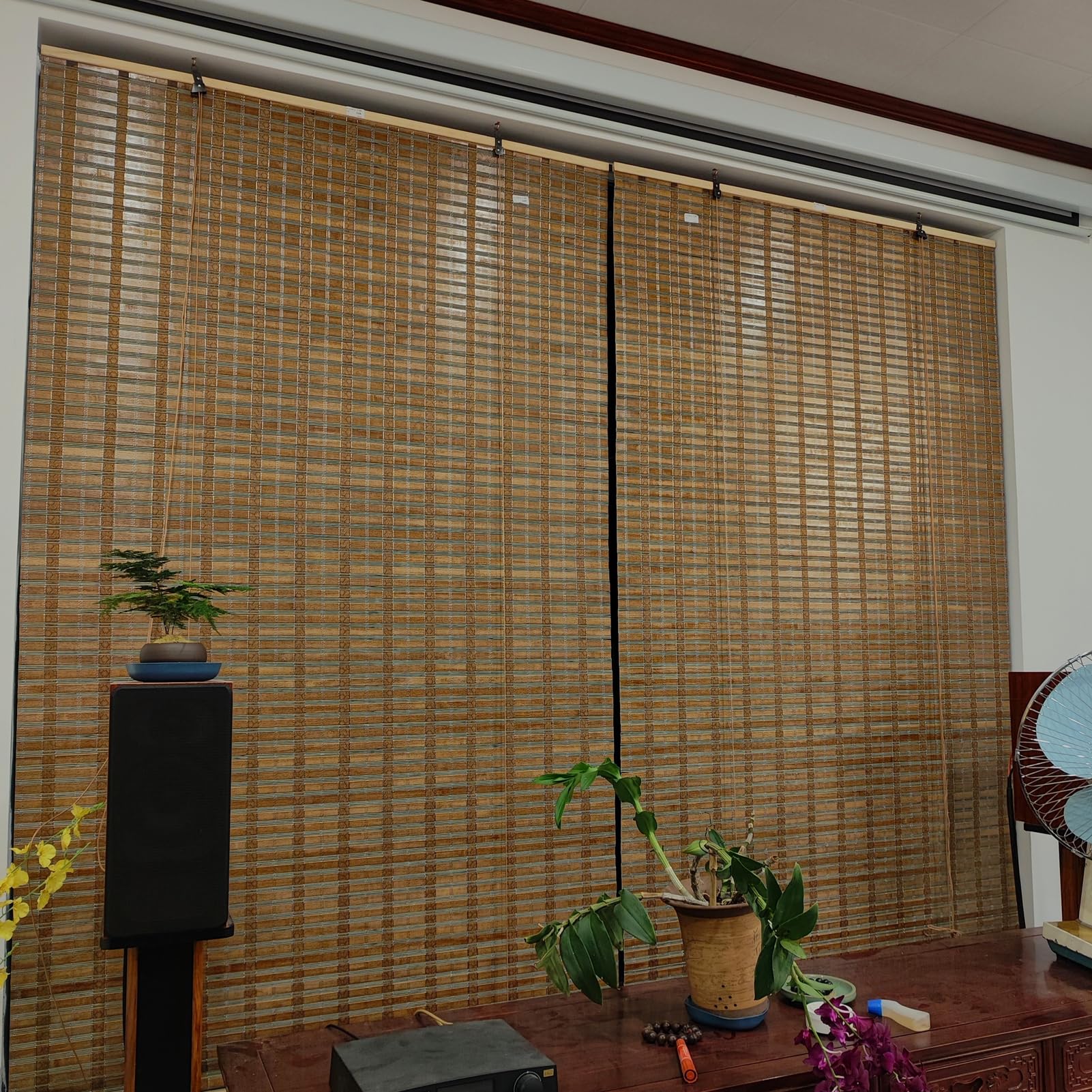 Tenda A Rullo In Bambù Naturale | 120x180 Cm | Per Finestre E Balconi | Oscurante E Decorativa - Foto 2
