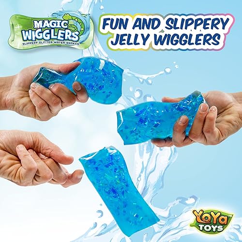 Miniatura 3 de YoYa Toys Magic Wigglers - Juguete para ansiedad de serpiente de agua, juguete para el estrés de serpientes de agua, juguete para el estrés, tubo