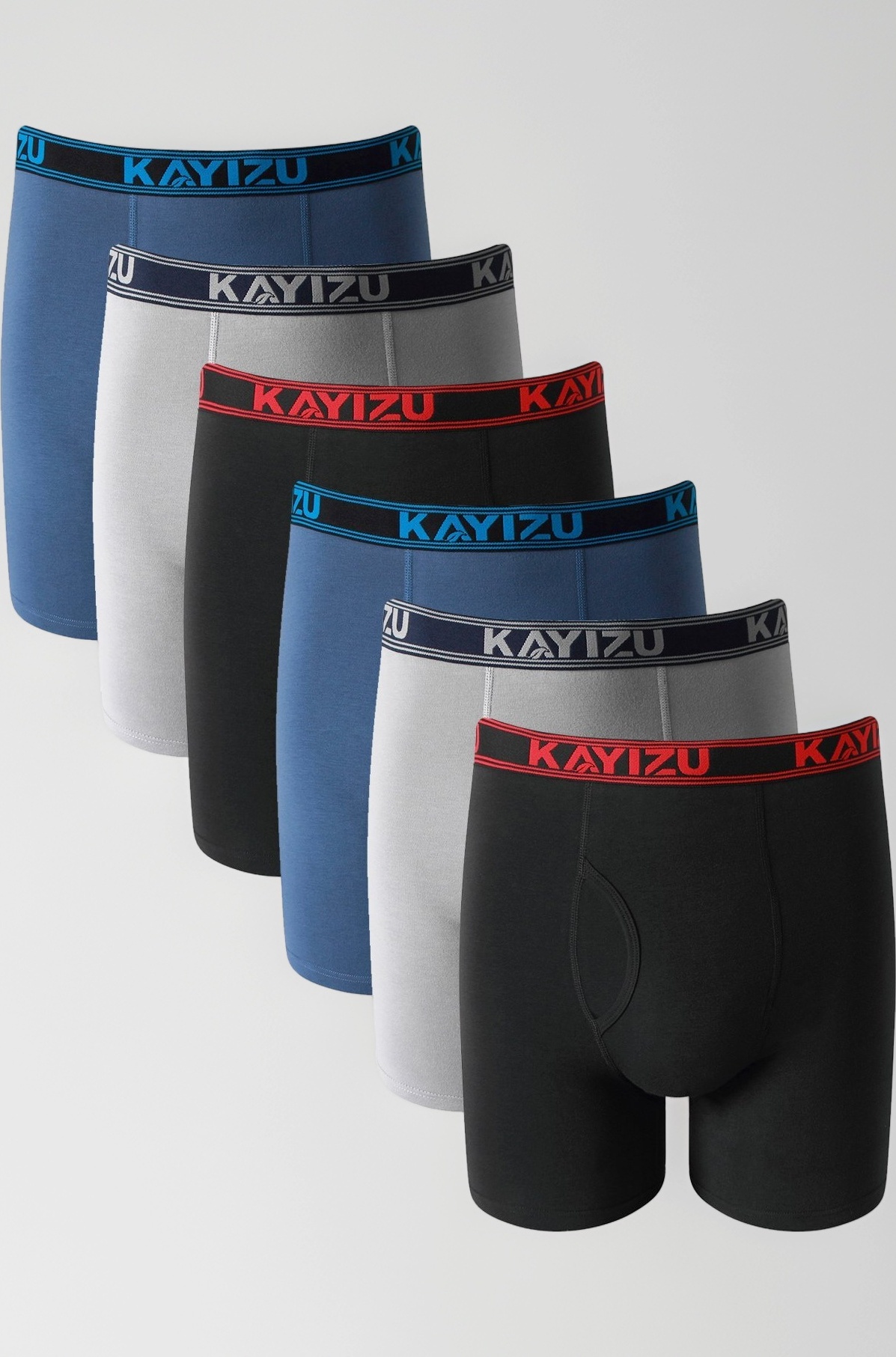 Brand Men's Underwear Ultimate Soft Cotton Boxer Brief (6-Pack)