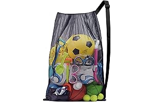 Extra Large Foldable Mesh Beach Toy Bag