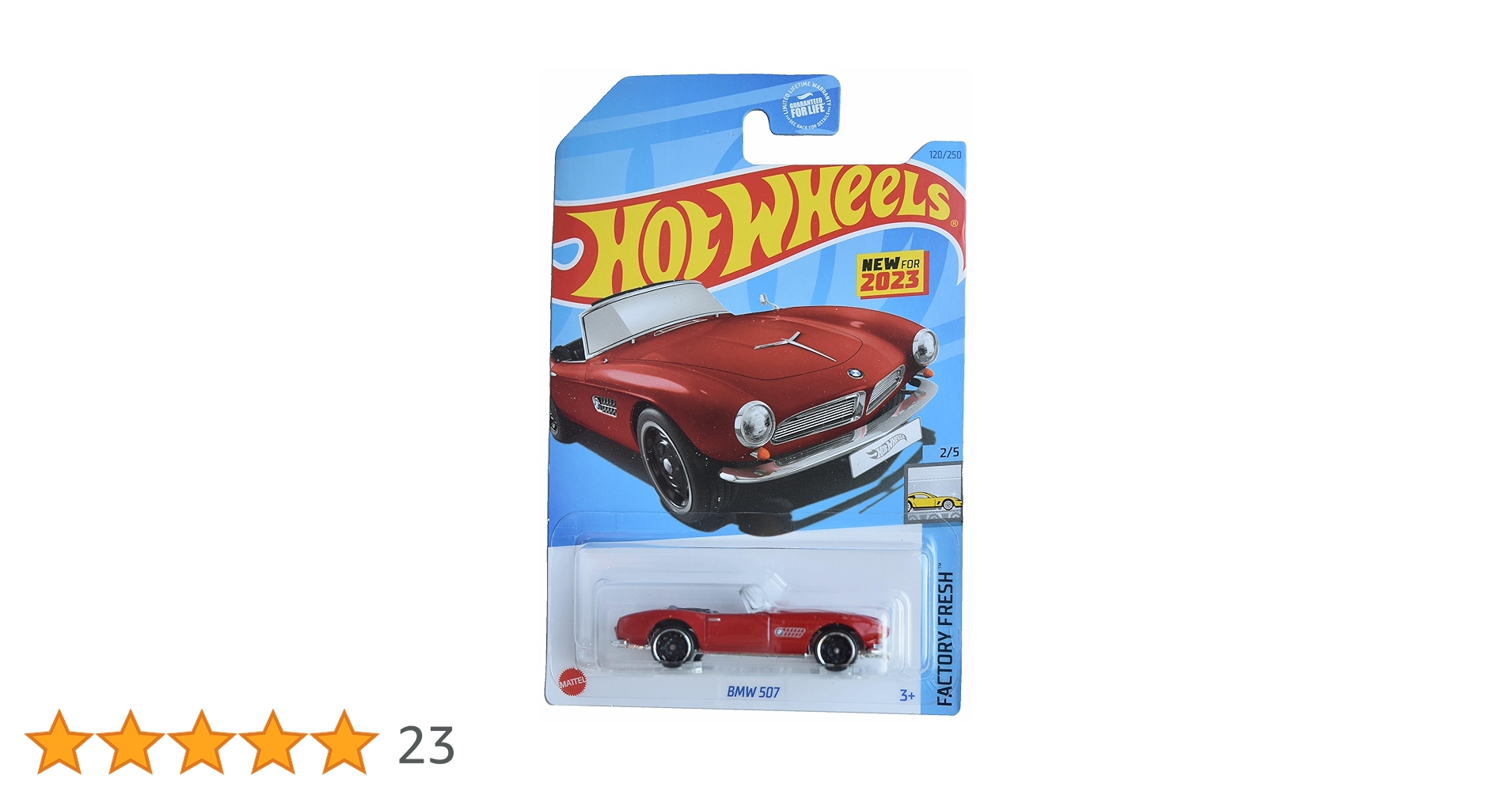 Hot Wheels BMW 507, Factory Fresh 2/5 [red] 120/250 : Amazon.in