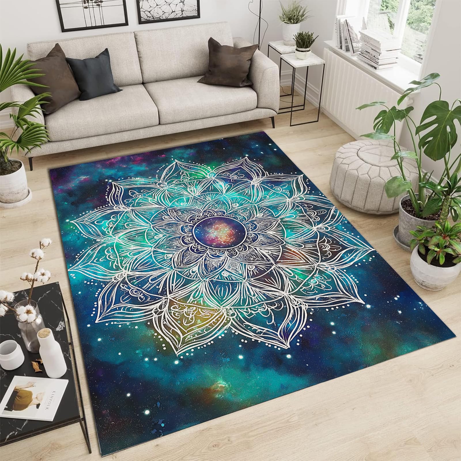 Tapis de salon galaxie moderne pour sublimer la décoration d'une chambre adulte