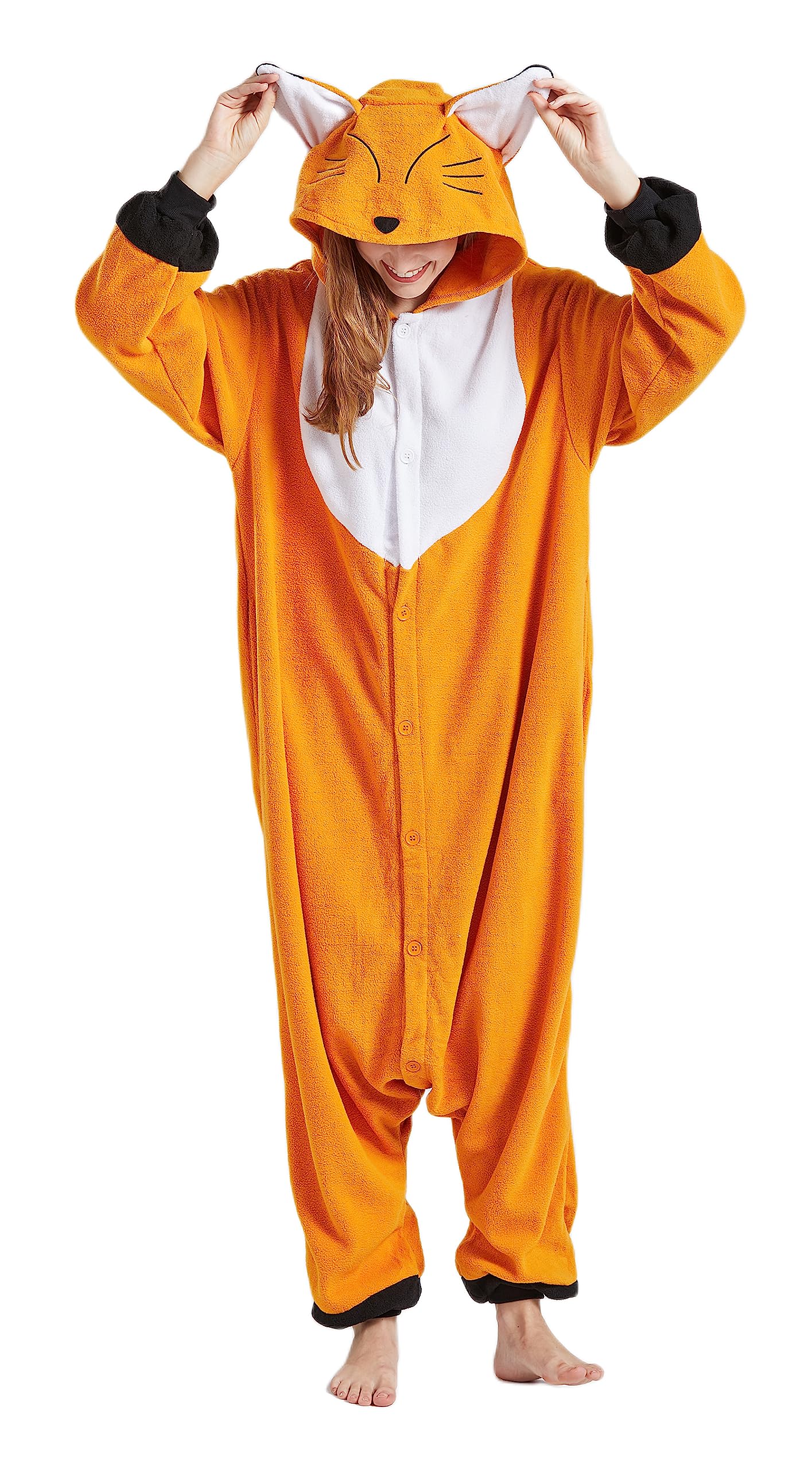 SimZoo Adulto Disfraz Pijama Unisex Pijama Kigurumi Onesie para Carnaval Halloween Cosplay Ropa de Dormir Traje de Disfraz para Navidad Festival Mujer y Hombre — view 33