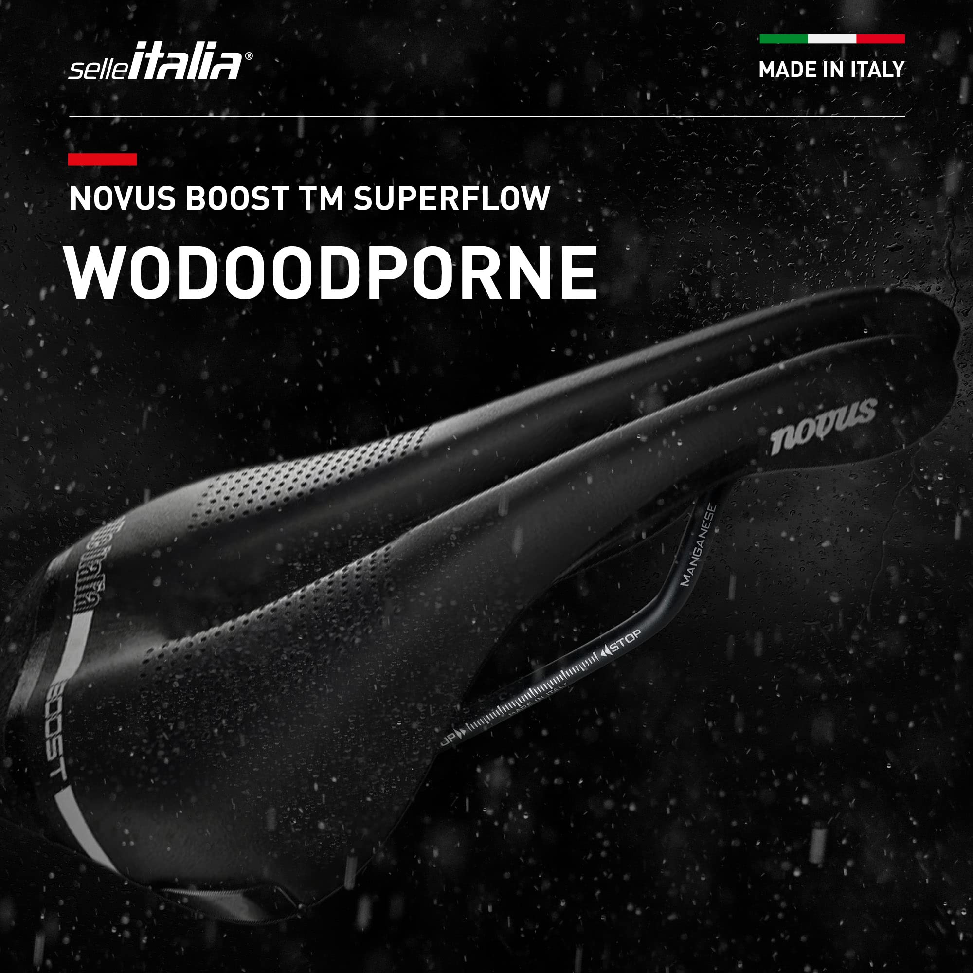 Selle Italia Uniseks – siodełko dla dorosłych Novus Boost Tm Superflow
