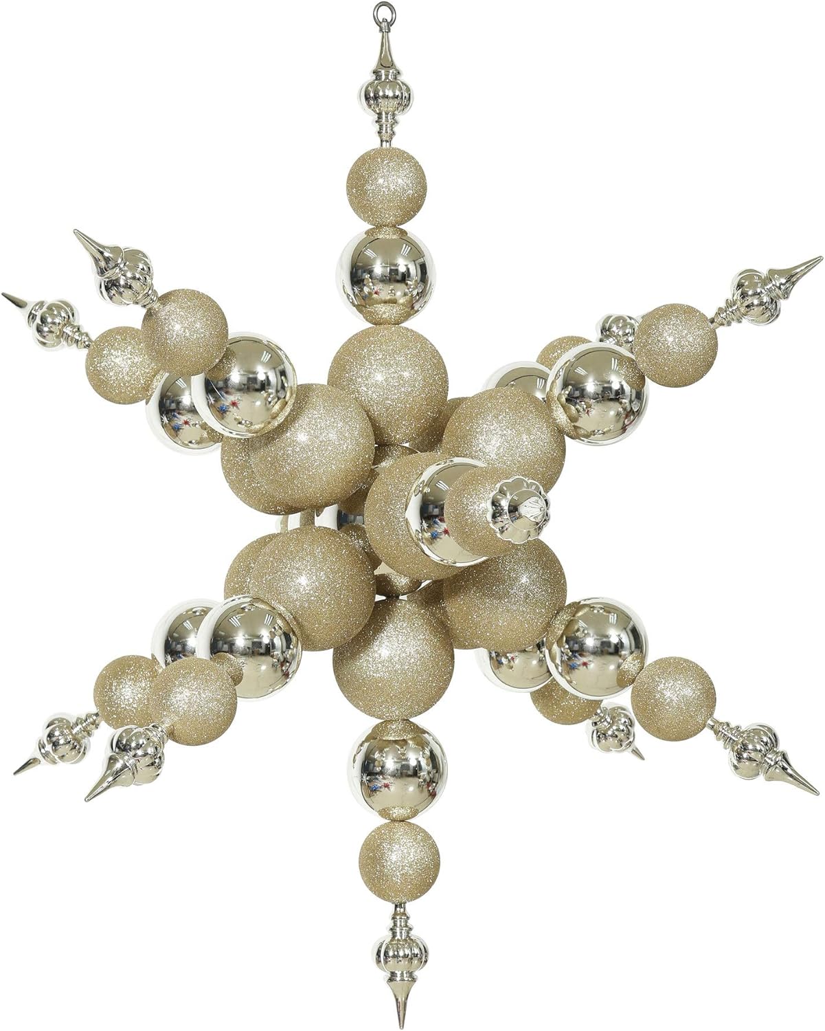 Vickerman 9" Clear Acrylic Snowflake Christmas Ornament