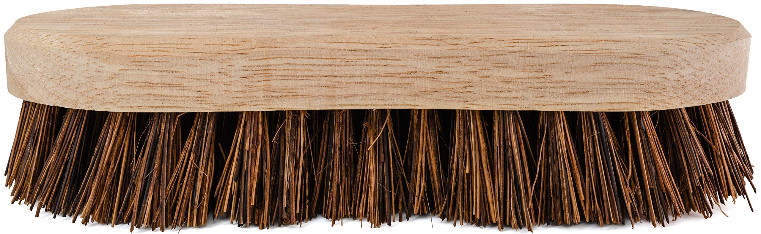 Pack Of 2 Wooden Scrubbing Brush Heavy Duty - Floor Brush Tile Grout &ap; Boot Cleaner Hand