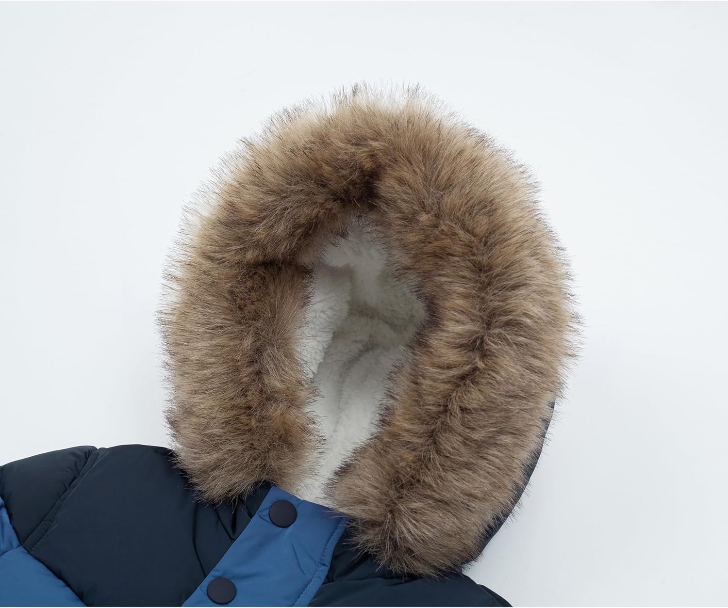 Rokka&Rolla Toddler Boys' Water-Resistant Sherpa Fleece Lined Puffer Jacket Winter Parka Coat - Image 5