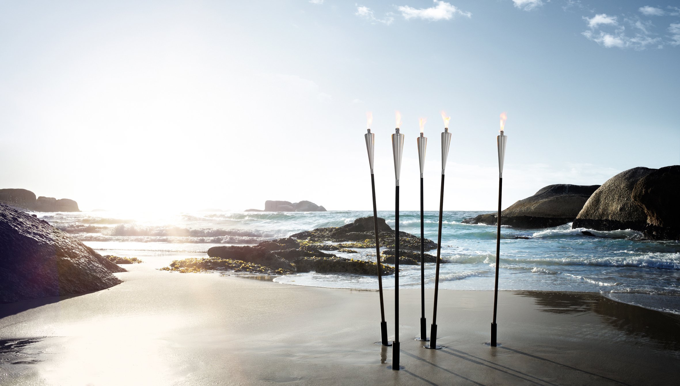 Blomus 65092 Gartenfackel Orchos, poliert : Amazon.de: Beleuchtung