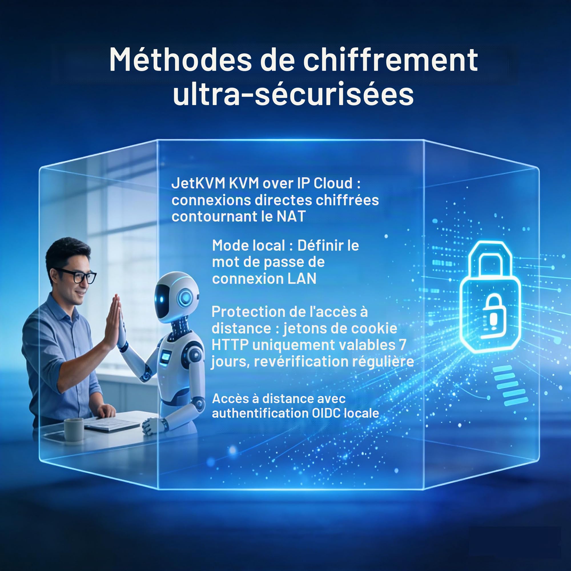 Commutateur KVM IP Open Source JetKVM Ordinateur Contrôle à Distance de l'ordinateur Dispositifs Actifs IP/Mac/HDMI/USB État LCD USB-C (Alimentation/Clavier/Souris) Mac/Windows/Linux (vidéo