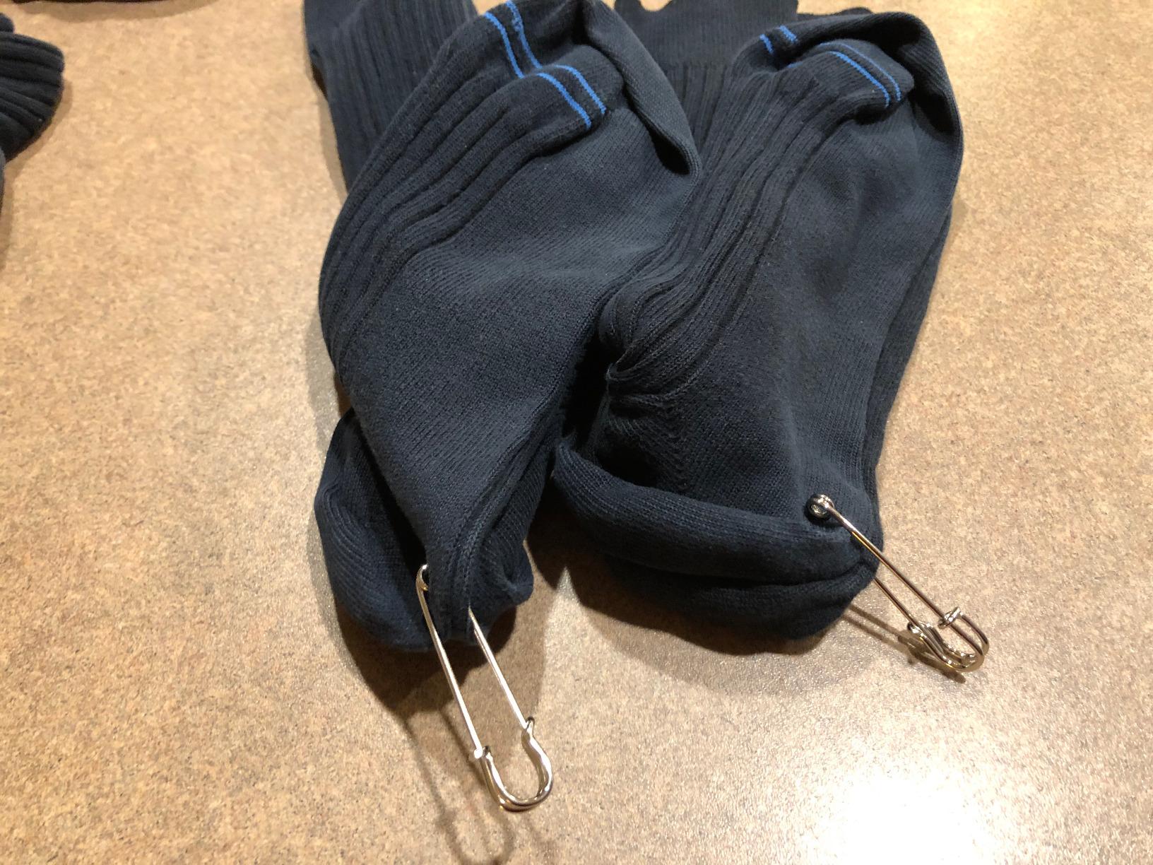 You Can Pin Socks Too! -- Never Lose a Sock in the Wash! -- Never Sort Socks Again!