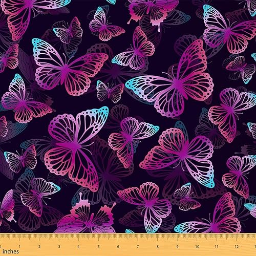 Miniatura 9 de The Yard - Tela de pájaros coloridos por yarda, diseño de hojas de palma en acuarela tropical, para proyectos de bricolaje en el hogar, tela rústica