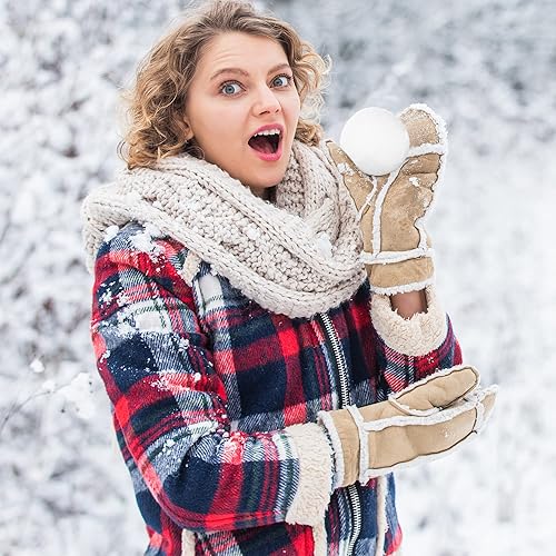 Miniatura 7 de ELCOHO Juego de 60 bolas de 2.8 pulgadas para niños, bola artificial de lucha contra la nieve para interiores, juego de bolas de lanzamiento de