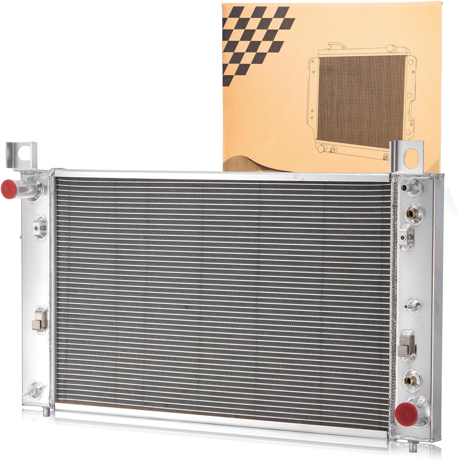 Radiator for 1999-2013 Chevy Silverado 1500 2500 GMC Sierra 1500 2500, 2000-2006 Chevy Tahoe GMC Yukon, 2002-2005 Cadillac Escalade 4.3L 4.8L 5.3L 5.7L 1-ROW RADIATOR