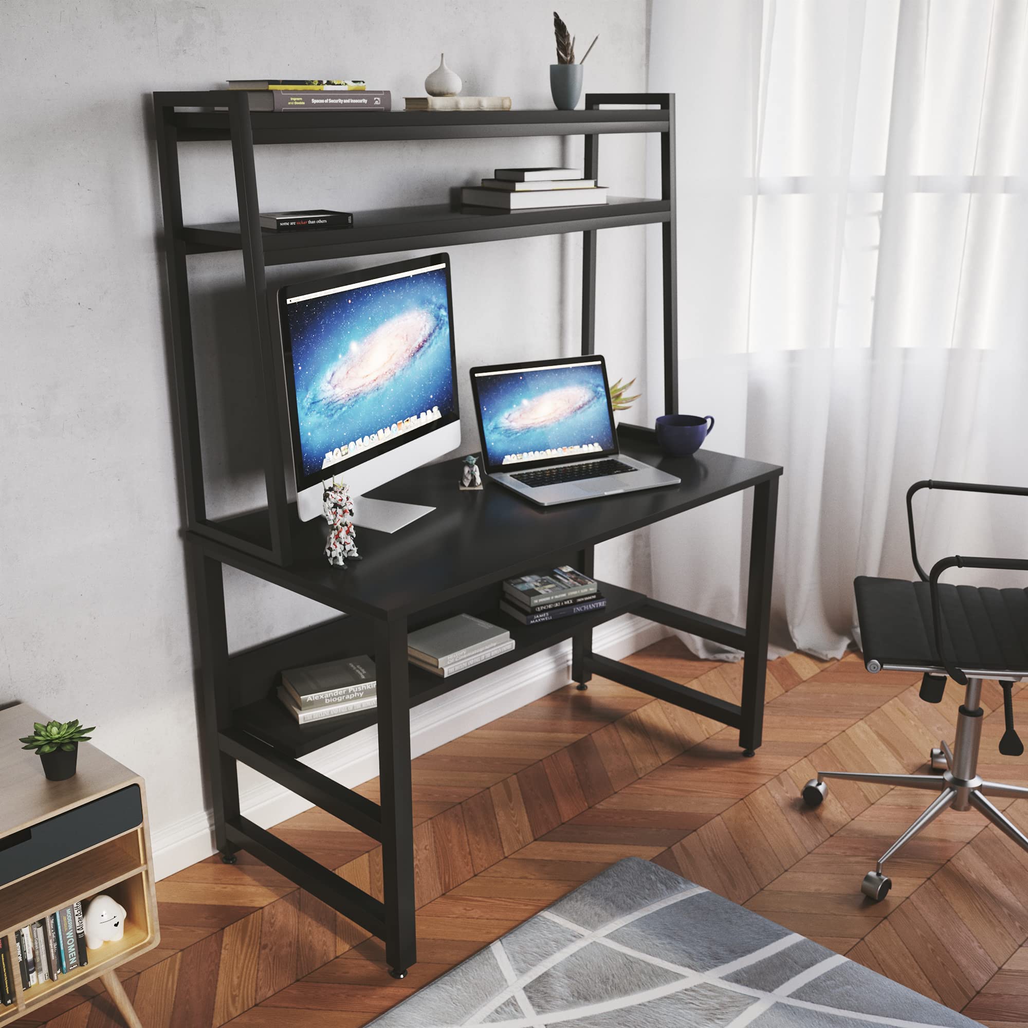 Buy LAD Workspaces® Ichiban 3 Tier Engineered Wood Study Table