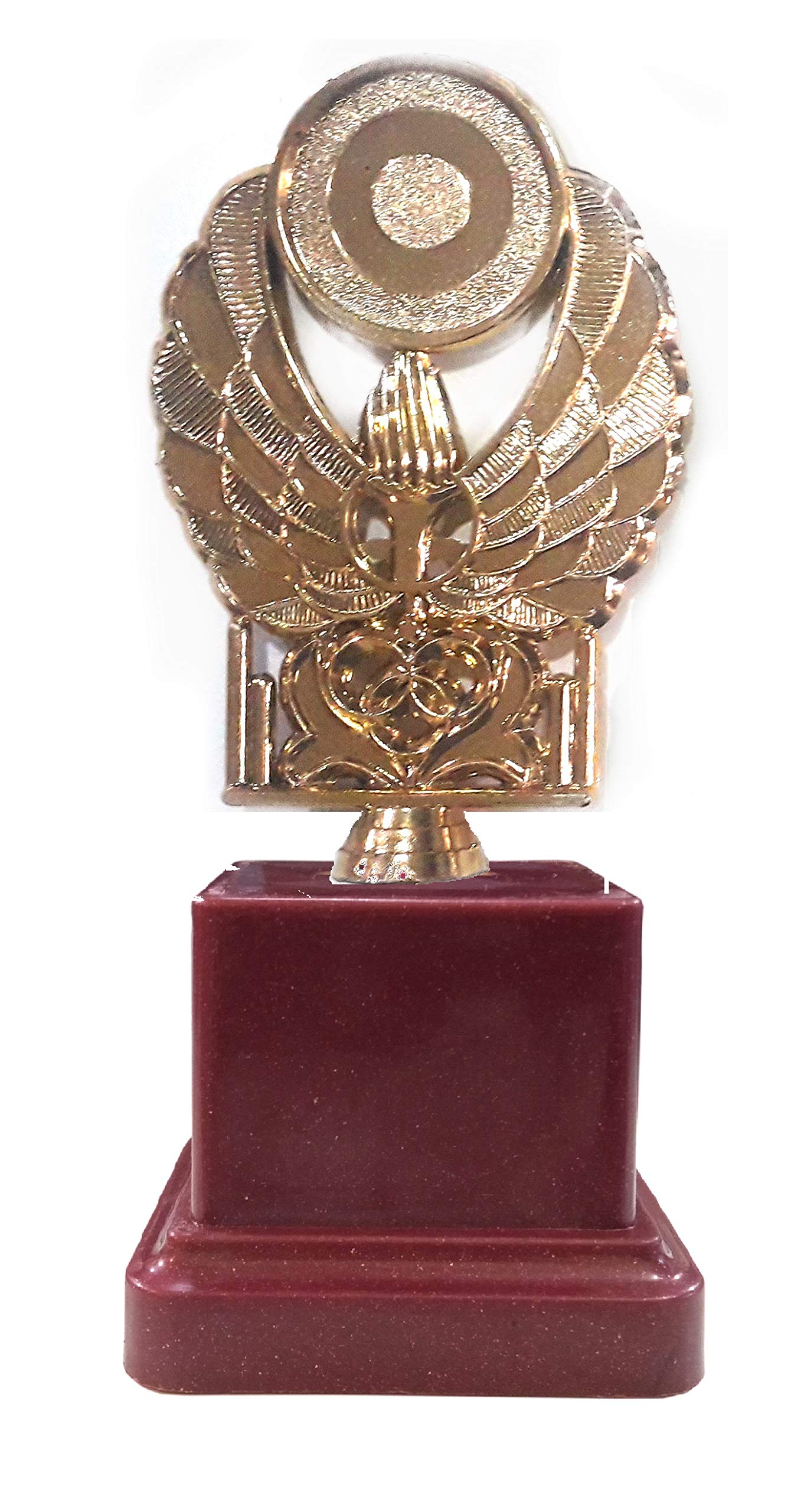 BE TREND Red OR Blue Fibre Round Cup & Trophy Competition | Winner Golden & Fiber Stump On Cup Trophy (B0D5D5FBS9) Amazon Price History, Amazon Price Tracker