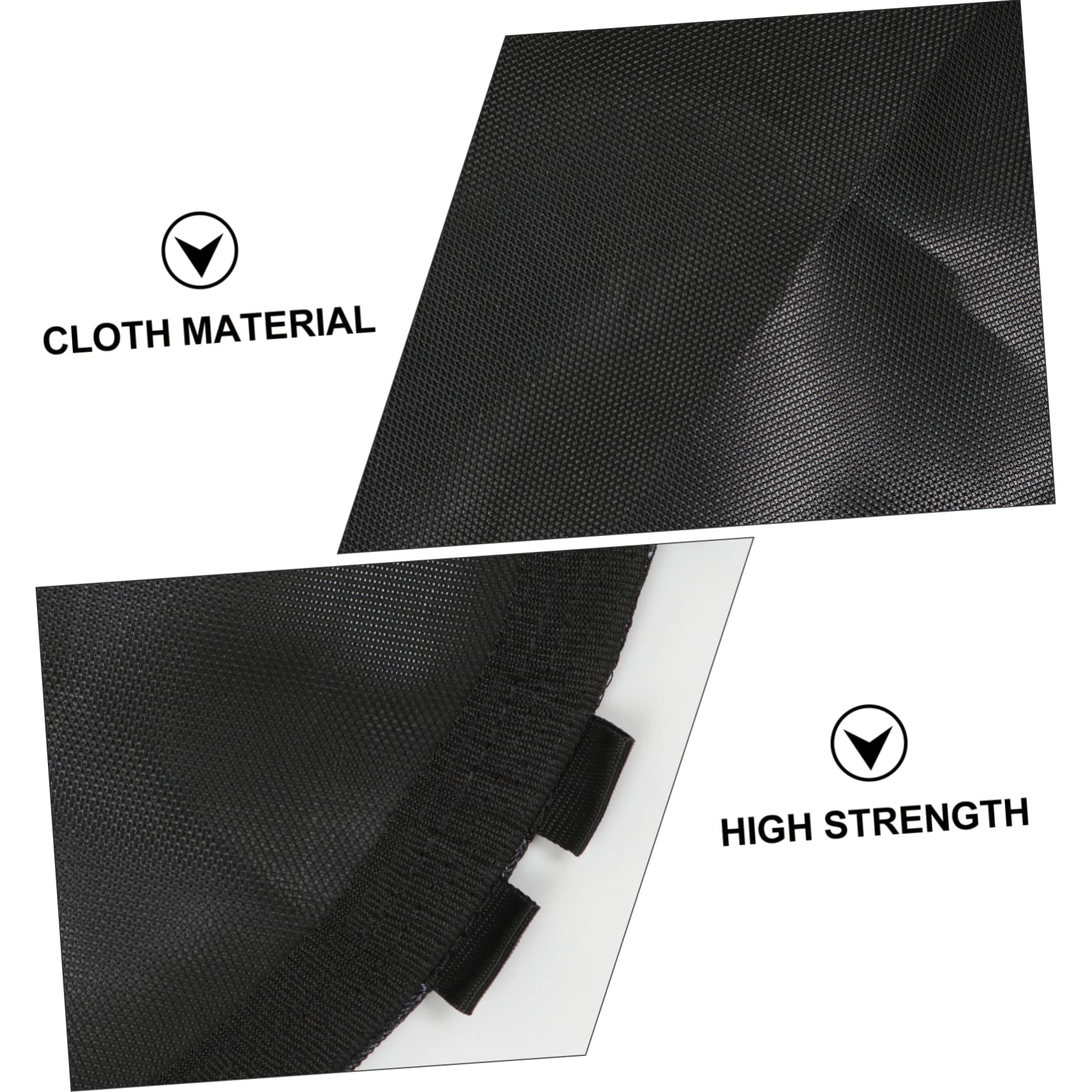 VICASKY 1Pc Weatherproof Round Jumping Mat for Trampoline Durable Cloth Replacement Pad with Hooks Breathable Design for Enhanced Bounce and Security