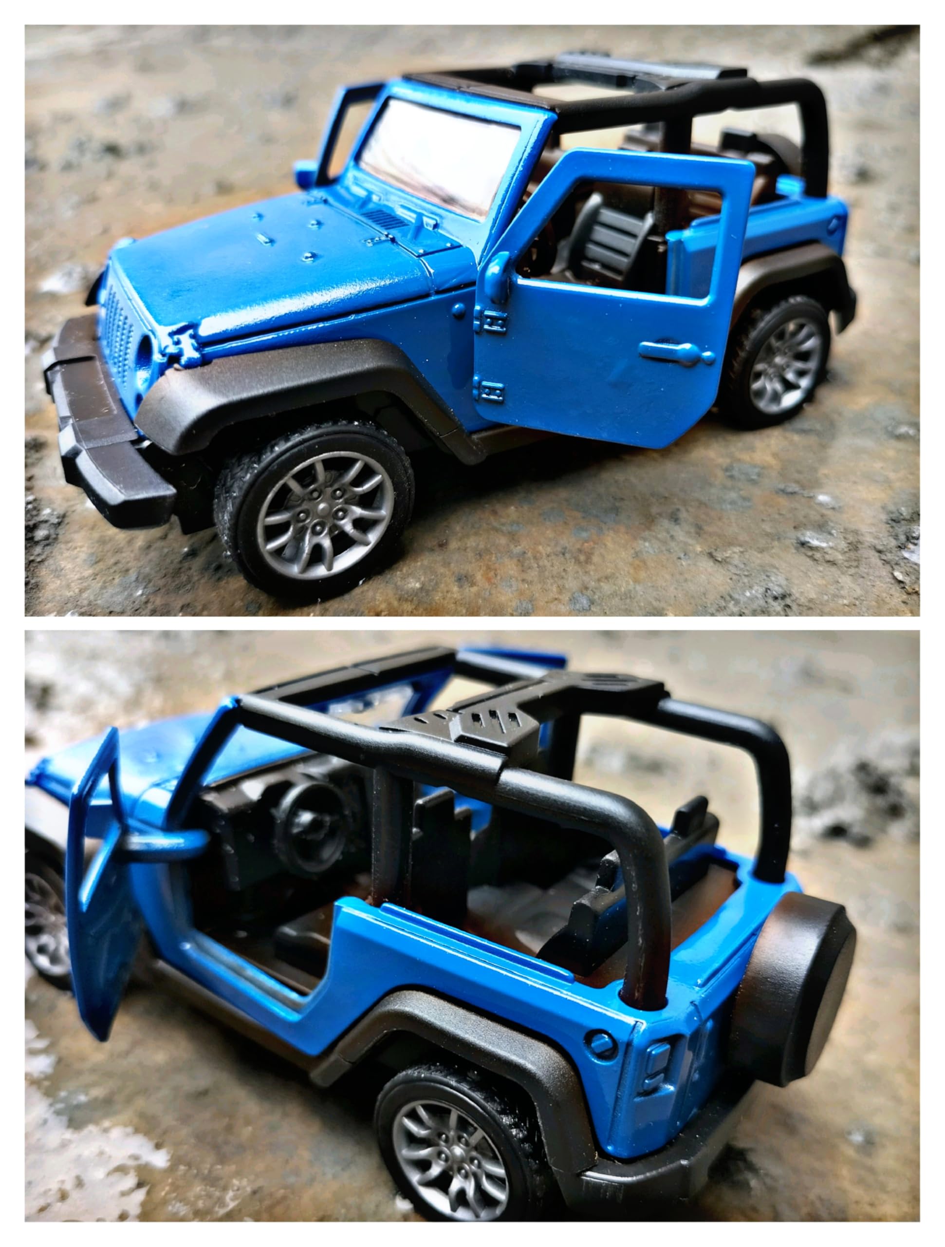 RUHANI Model Metal Thar Car with Open The 2 Door Car Toy for Kids Boys and Girls (Blue) (B0D8YMZVTX) Amazon Price History, Amazon Price Tracker