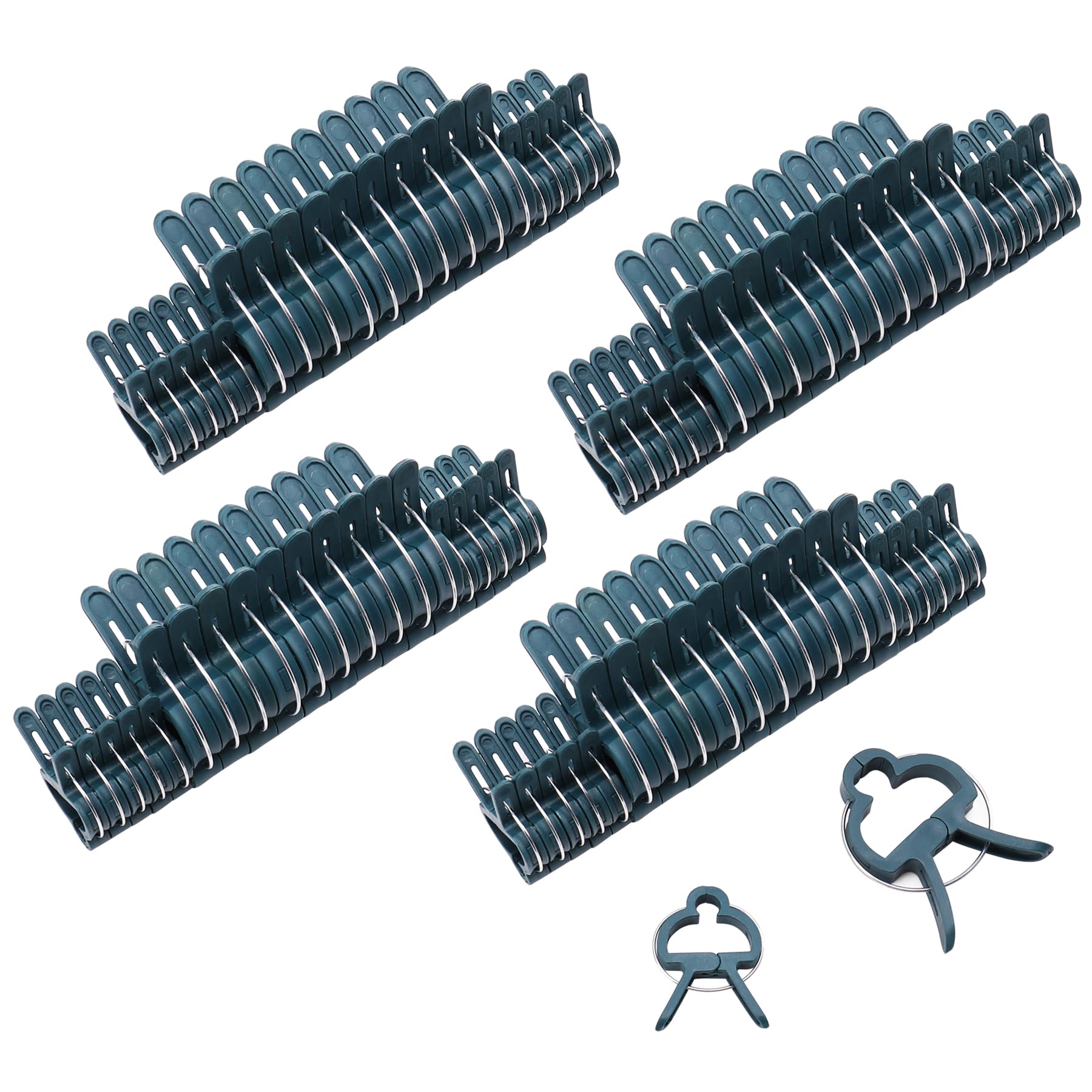 Sago Brothers 80 PCS Plant Clips Garden Clips for Tomato Cage, Tomatoes Clips Plant Support Clips for Bamboo Stakes, Climbing Plants, Vines, Gentle Plant & Flower Trellis Clips for Plant Stalks, Stems