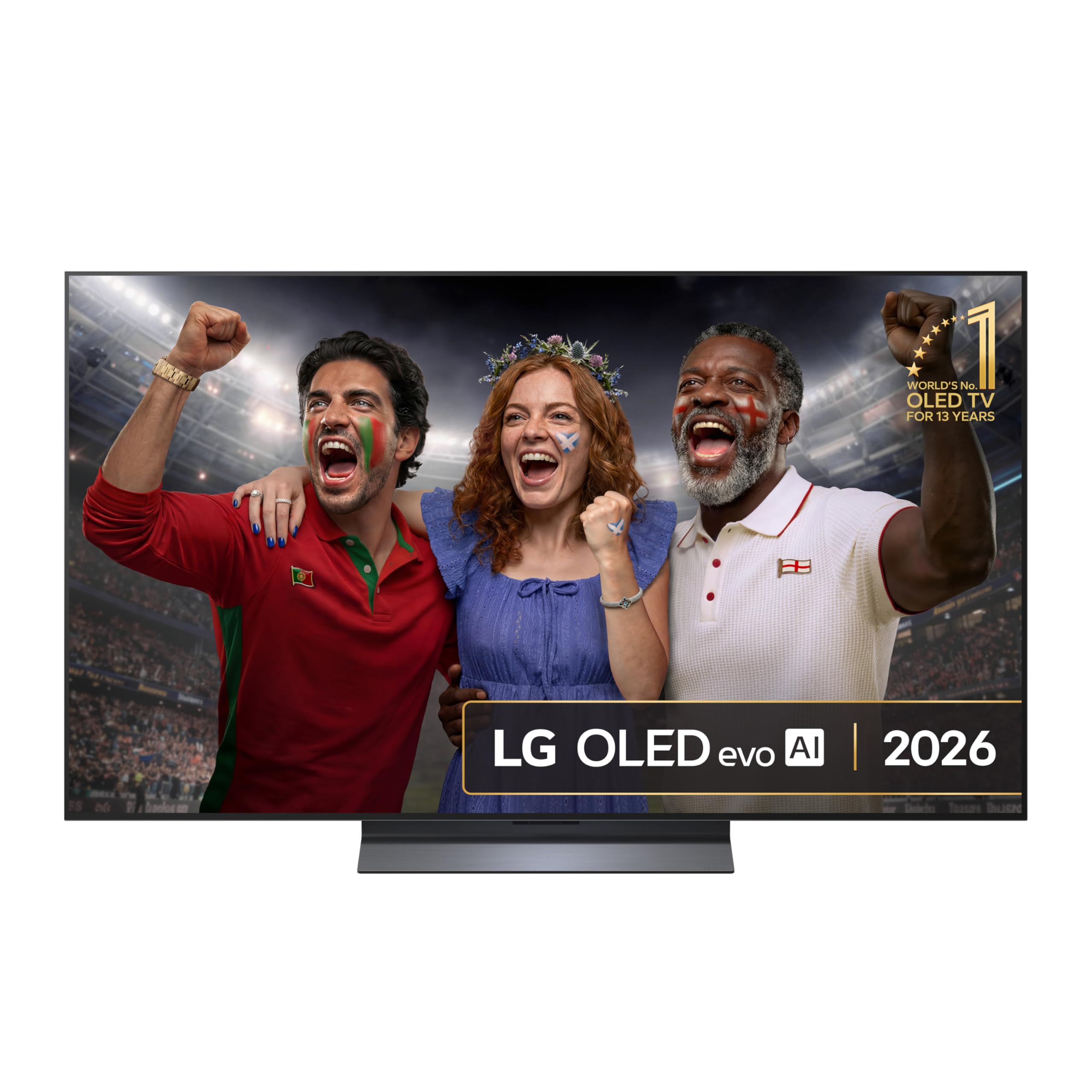 LG OLED evo AI C6 55-inch 4K Smart TV - OLED55C65LA (α11 AI Processor 4K Gen3, 120Hz (VRR 165Hz), Dolby Vision, Dolby Atmos, FILMMAKER MODE™ [Model year 2026]