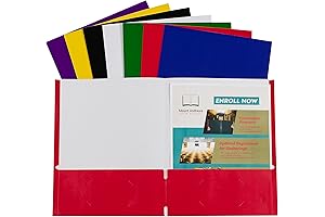 C-Line Two-Pocket Paper Portfolios (100 Pack)