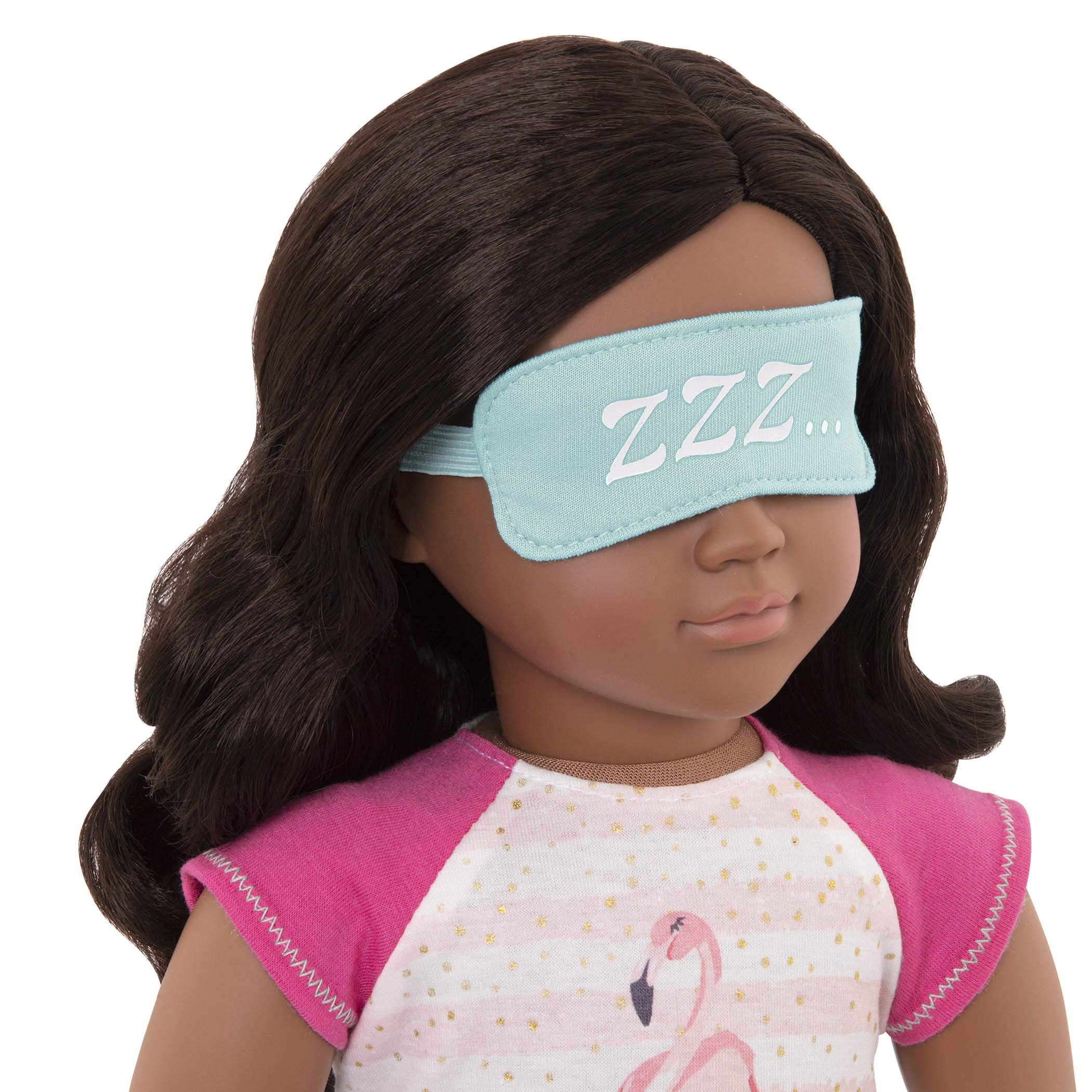 Our Generation Pajama Outfit w/Sleeping Mask & Flamingo Slippers