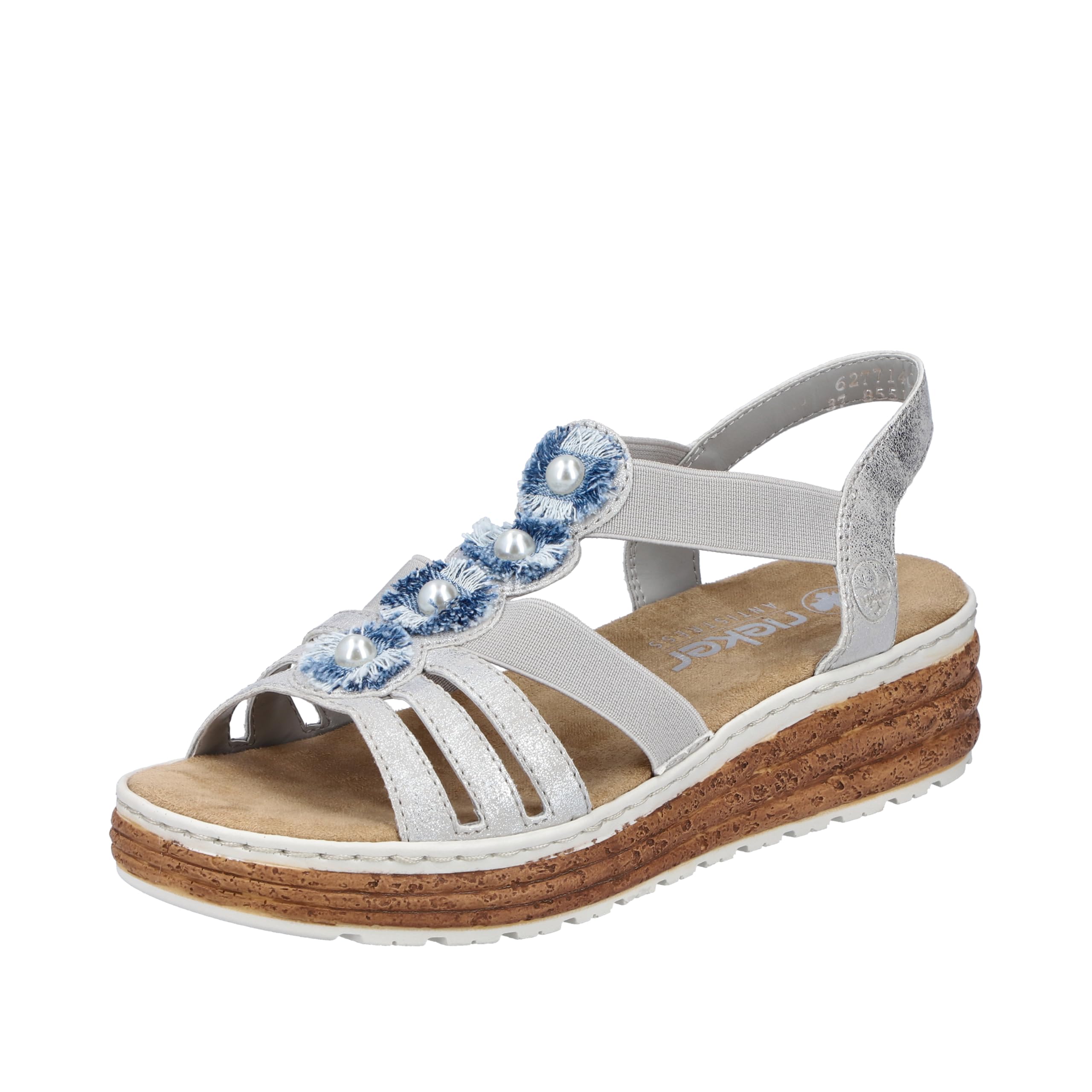 Rieker Damen 62771 Keilsandaletten