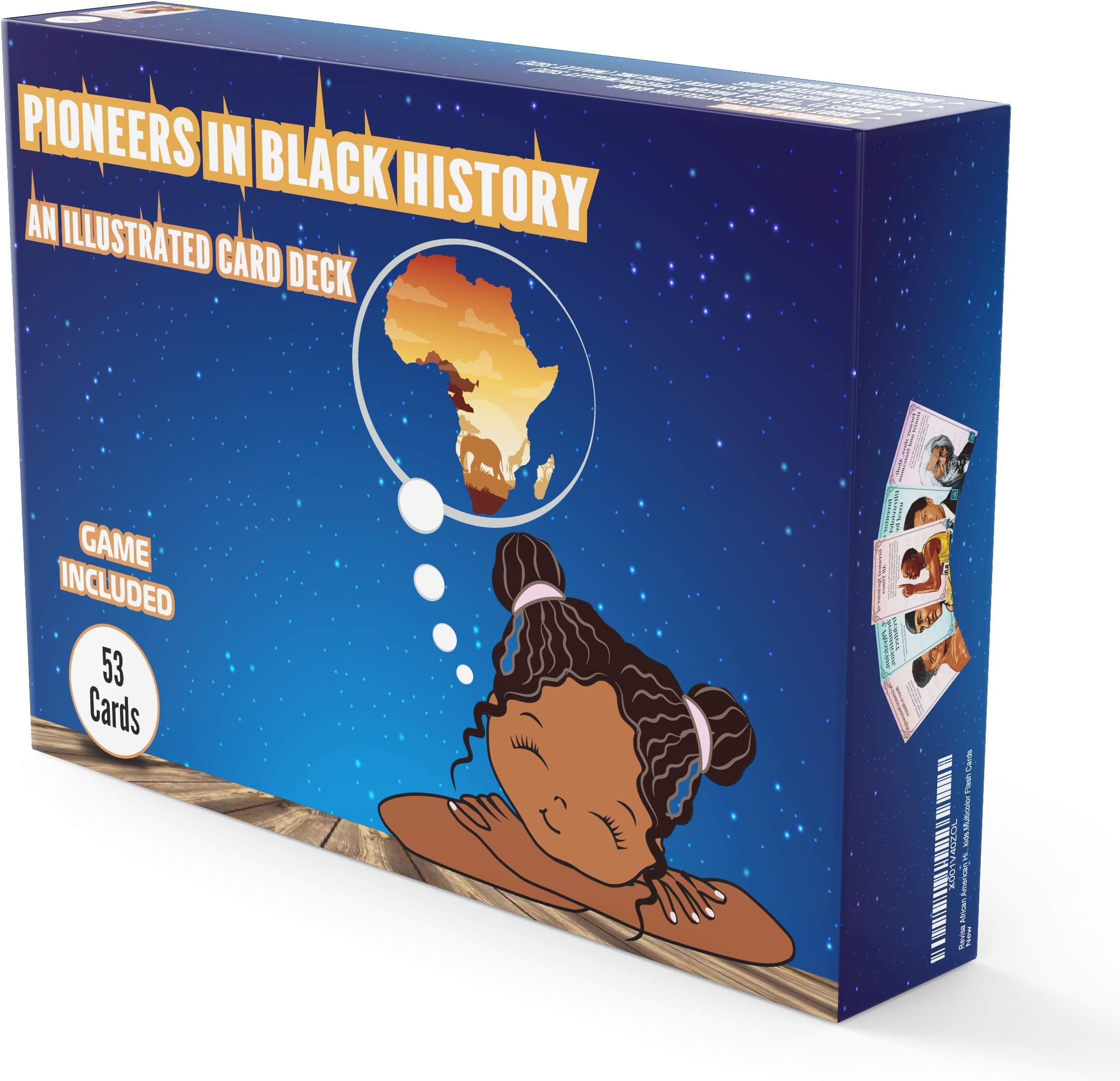 Black History Flashcards for Kids - Black History Cards with African American History Stories - Pioneers and Inventors in Black History