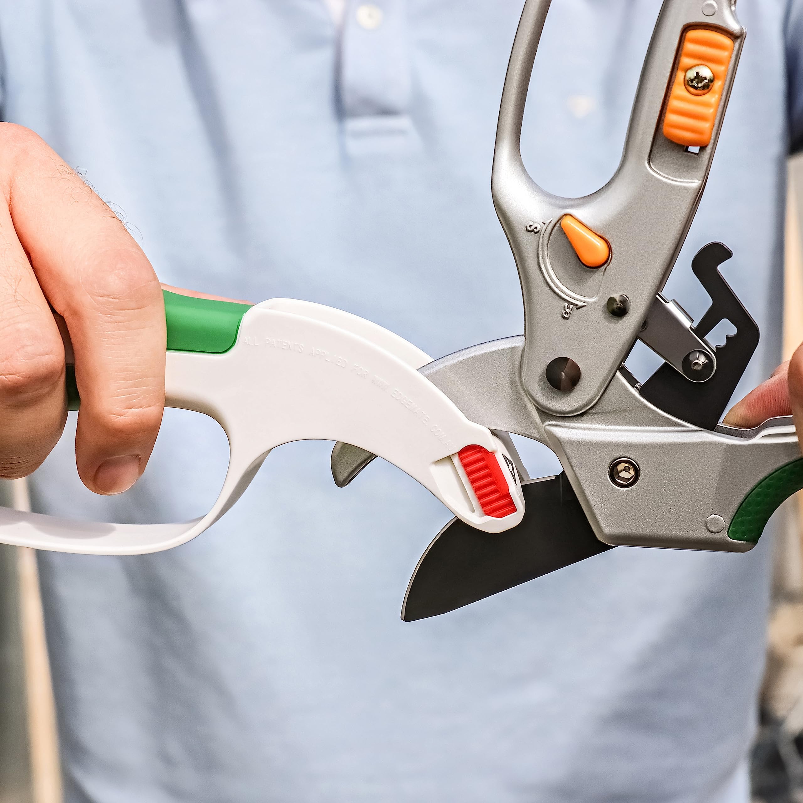 GRÜNTEK Affilatore Affilacoltelli Professionali per Cesoie da Giardino, Scalpelli, Forbici e Coltelli da cucina e Sartoria. Con 7 Cartucce Intercambiabili