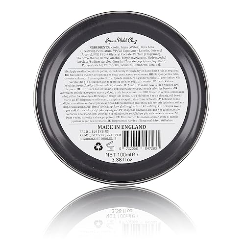 Miniatura 2 de Dapper Dan Arcilla ultra mate para el cabello, súper sujeción, arcilla de larga duración con agarre inmediato, arcilla de fácil aplicación para