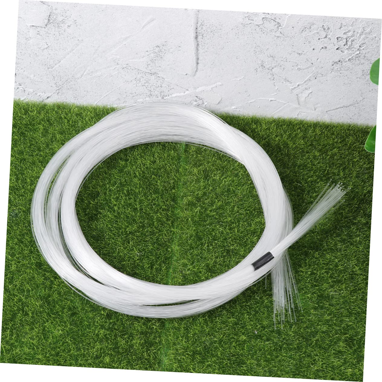 ARTIBETTER 50Pcs LED Optical Fiber Fairy Lights Meters Long Light for Party Decoration High Transparency Energy Saving Versatile Use