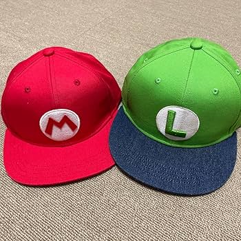 usj帽子付き　マリオandルイージ USJ 任天堂 スーパーマリオ 帽子 マリオ&ルイージ お土産 グッズ