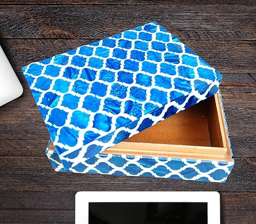 Miniatura 2 de Cajas de almacenamiento decorativas hechas a mano con tapas, decoración estética, caja de memoria