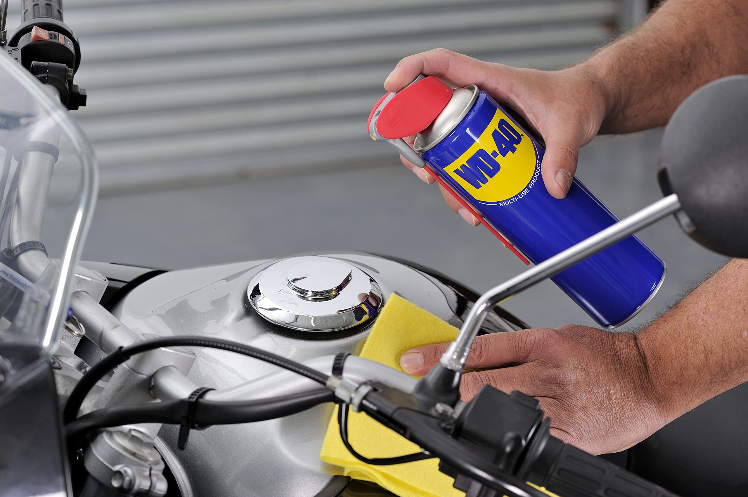 WD-40 Spray Multifonction Double Position 450 ml Sans Silicone Non Conducteur