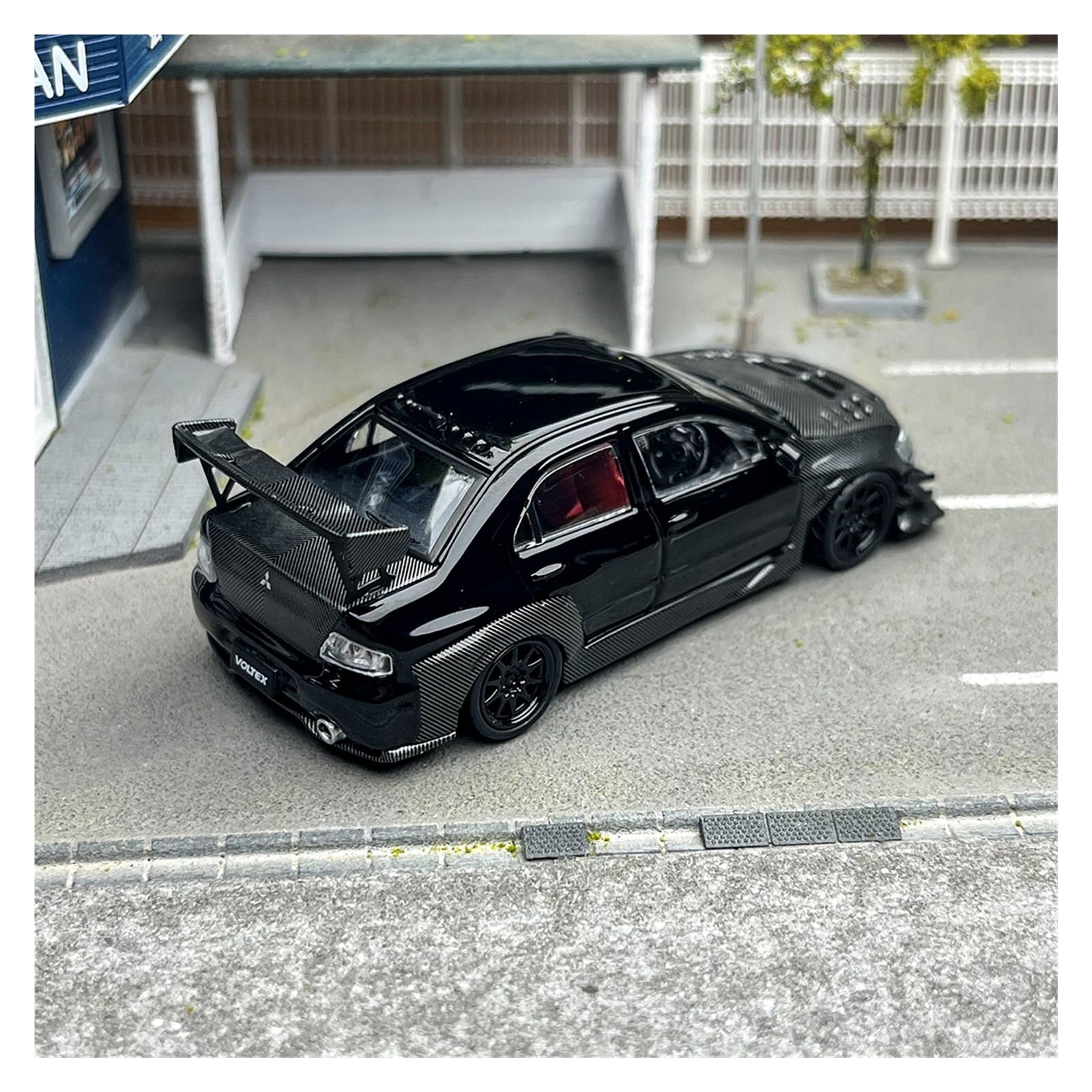 Metallo Scala Replica 1 64 Per Mitsubishi Lancer EVO IX 9a Generazione Voltex Alloy Modified Car Model Regalo Da Collezione Per Adulti Hobby Veicoli Giochi Set