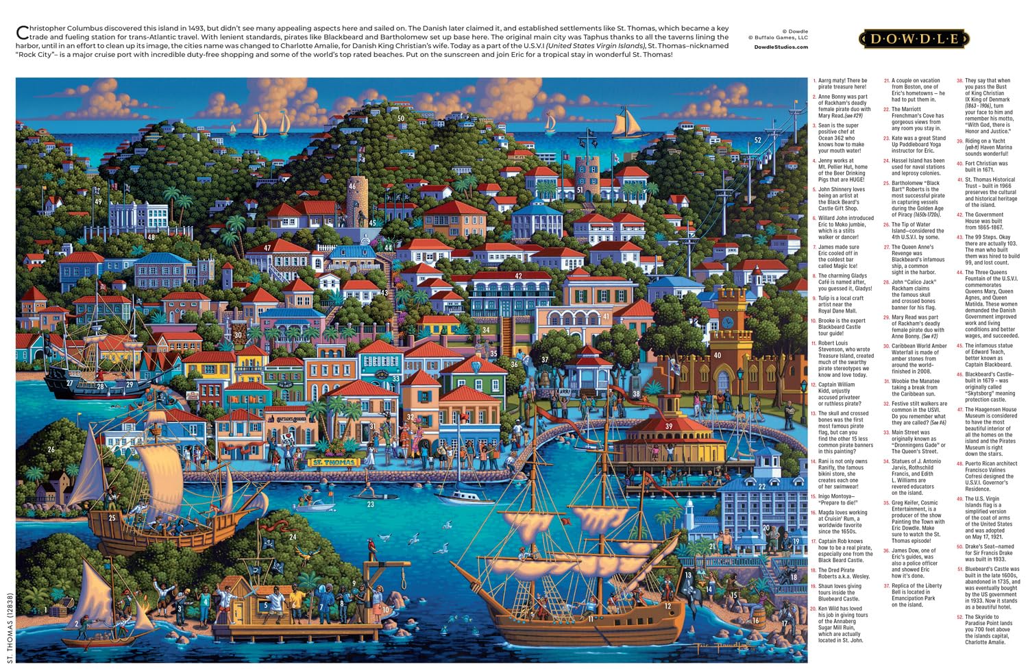 Amazon.com: Buffalo Games - Eric Dowdle - St. Thomas - 1000 Piece