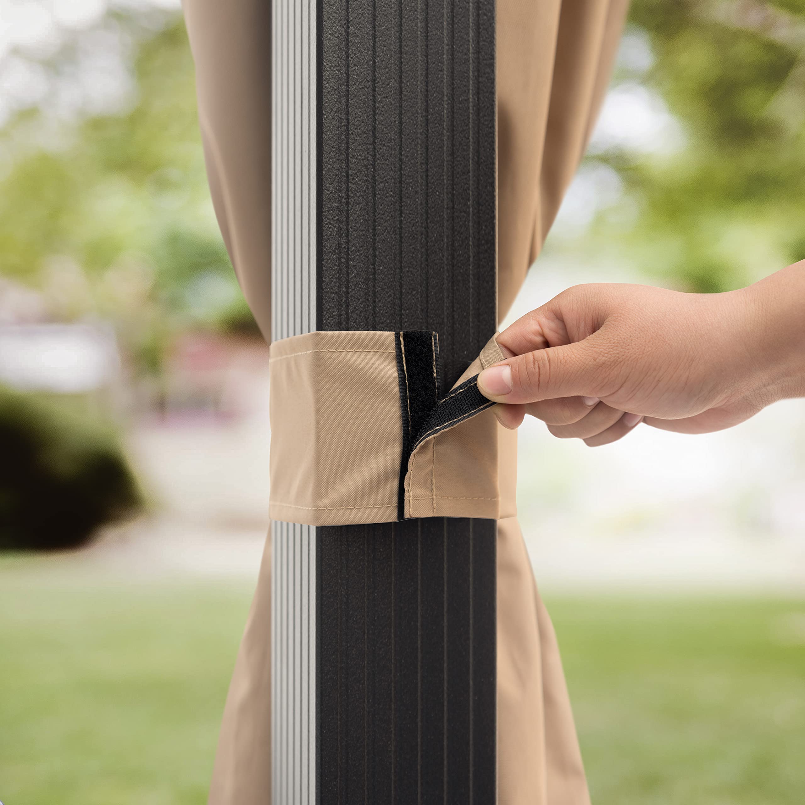 TOOLPORT Garden pavilion 3x4 m waterproof ALU DELUXE gazebo with 4