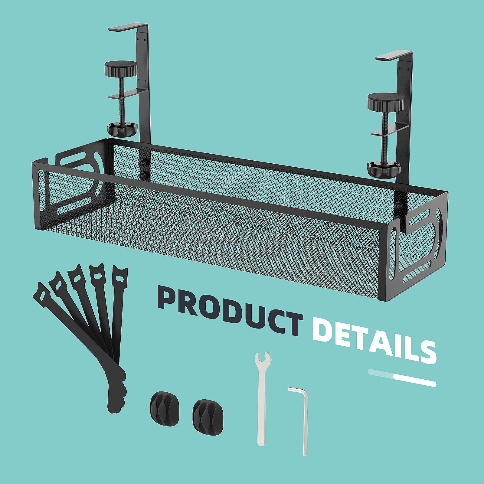 Under Desk Cable Management Tray - Image 3