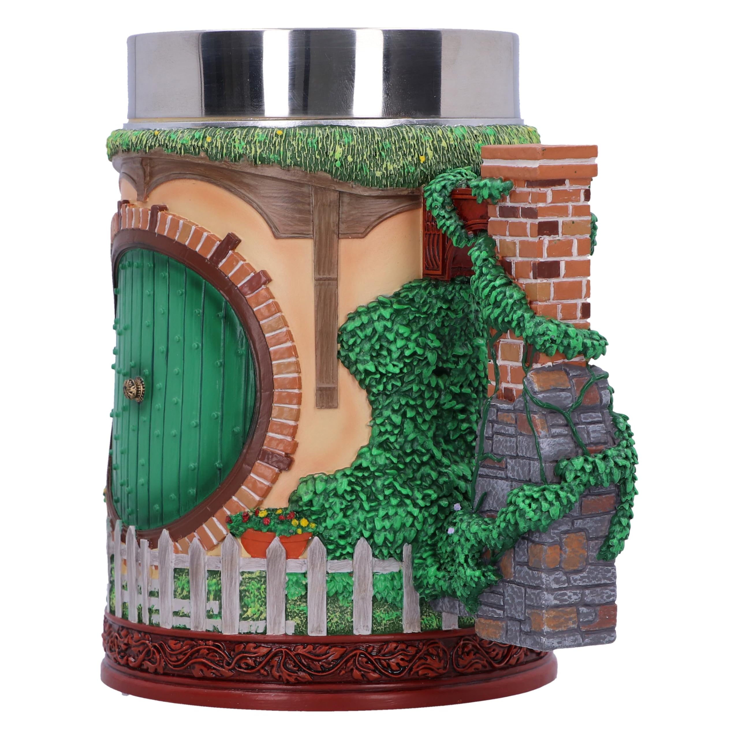 Nemesis Now Lord of the Rings The Shire Bierkrug, 15,5 cm, aus Kunstharz, offiziell Lizenziertes Herr der Ringe Merchandise, Details True to The Shire™, gegossen aus feinstem Harz, fachmännisch