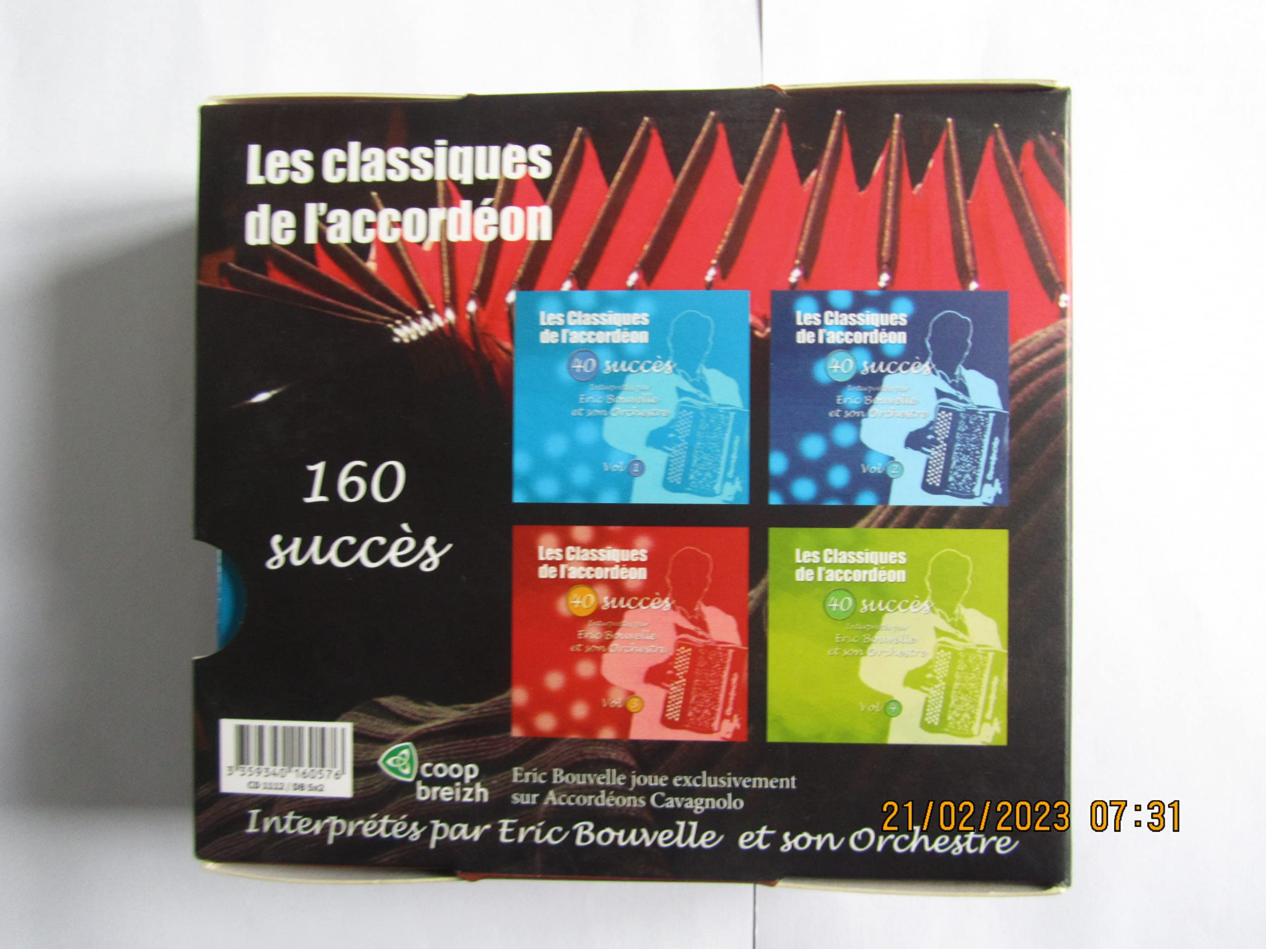 Coffret Les Classiques de l'accordéon