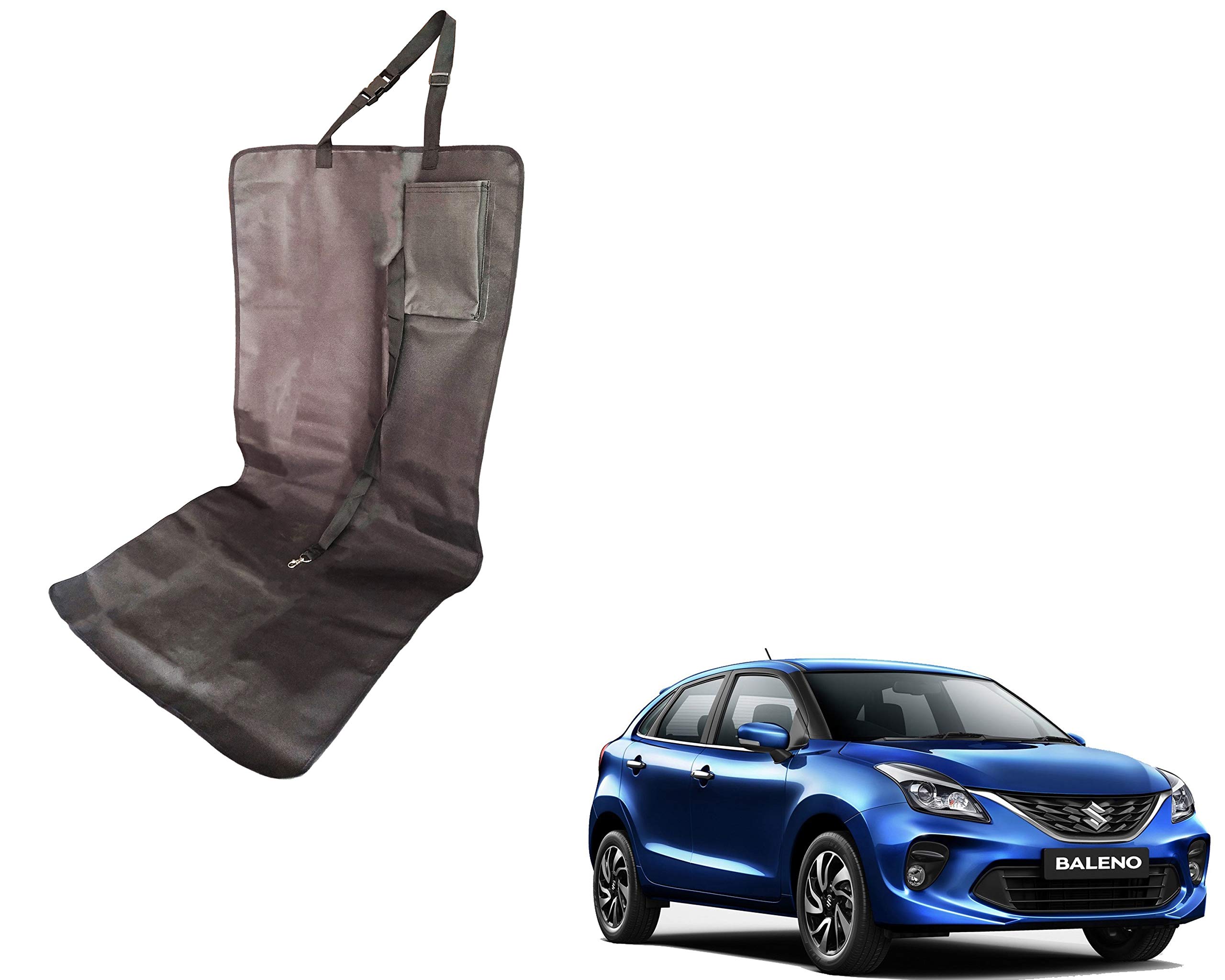 WolkomHome Waterproof Pet Dog cat Puppy Car Seat Protector pet Cover with Pocket & Dog Harness for Maruti Baleno (B08RWDTVGQ) Amazon Price History, Amazon Price Tracker