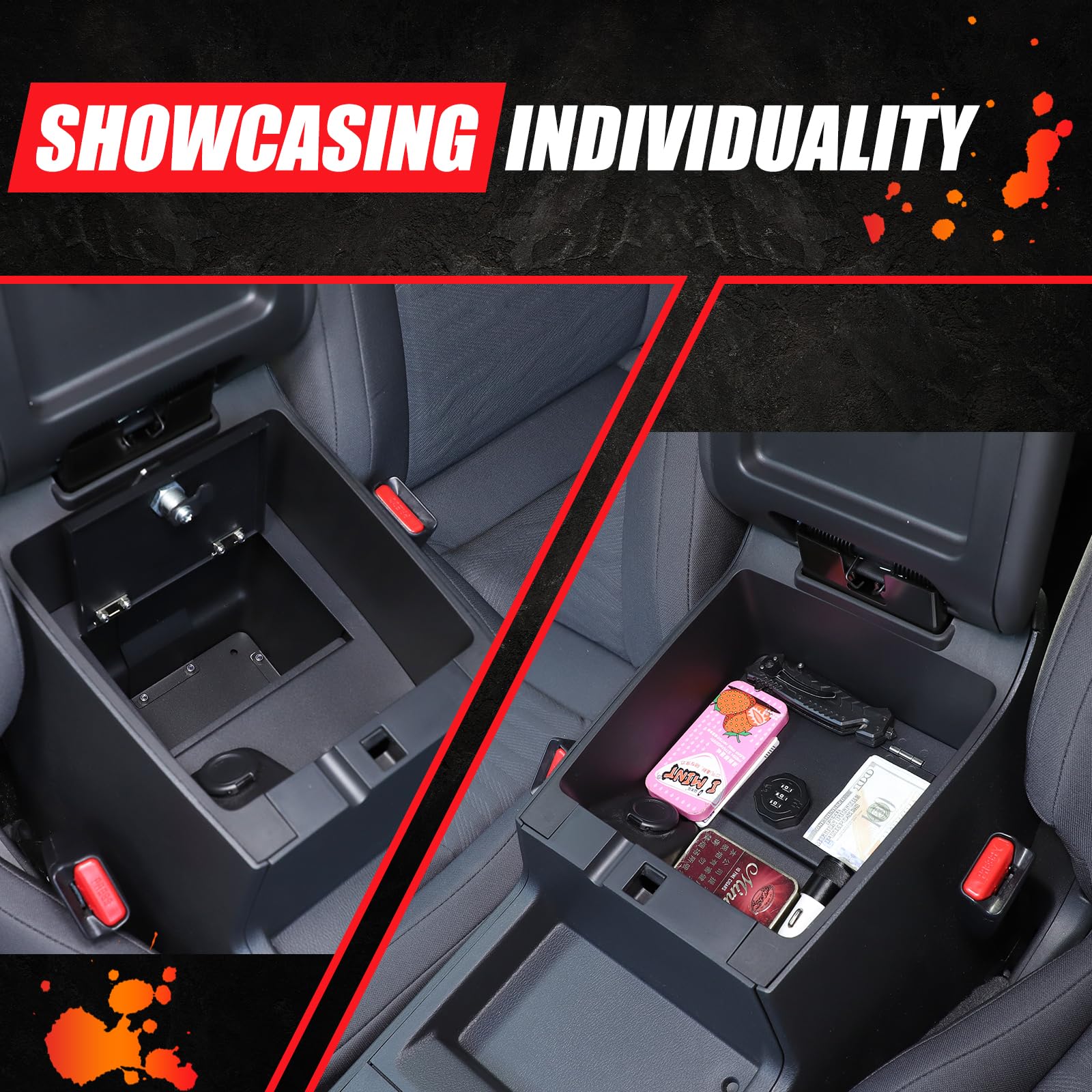 Amazon.com: Daeiclru Center Console Safe Storage Box Compatible Amazon.com: Daeiclru Center Console Safe Storage Box Compatible