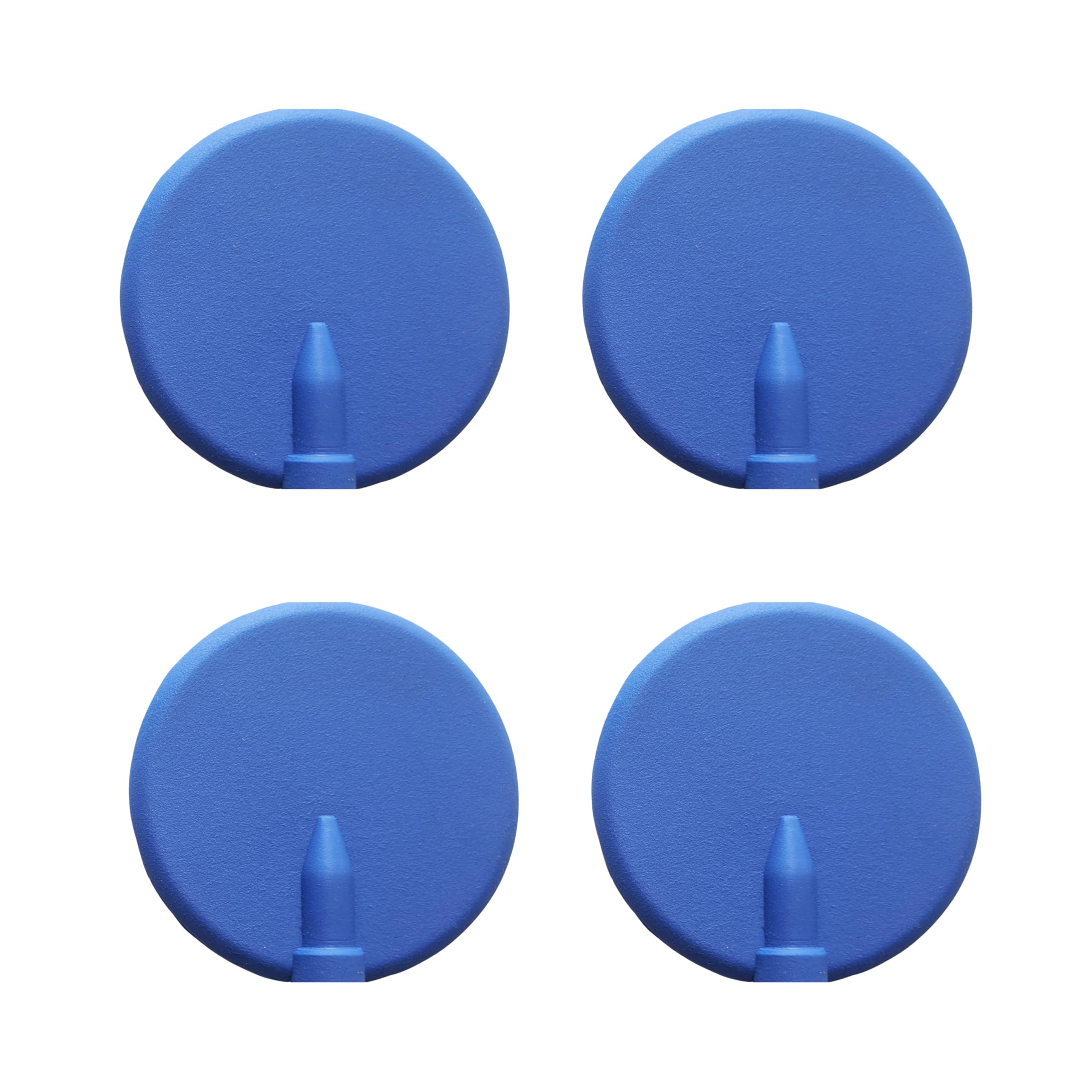 Non-Adhesive Circular Silicone T.E.N.S. Electrode Pads (3mm Pin) Pack of 4 for Physiotherapy T.E.N.S Machines