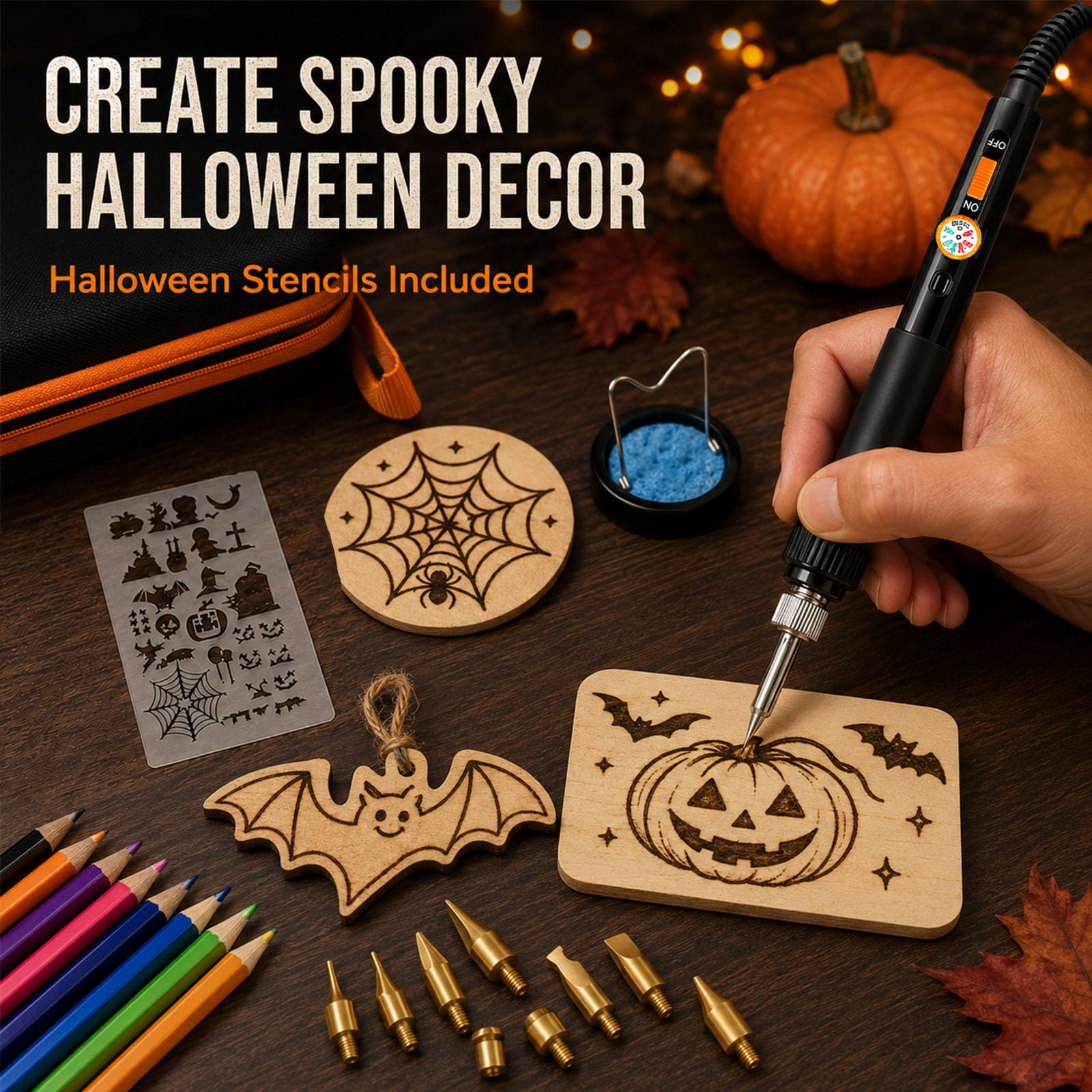 Wood Burning Kit - 118PCS for Beginners -2