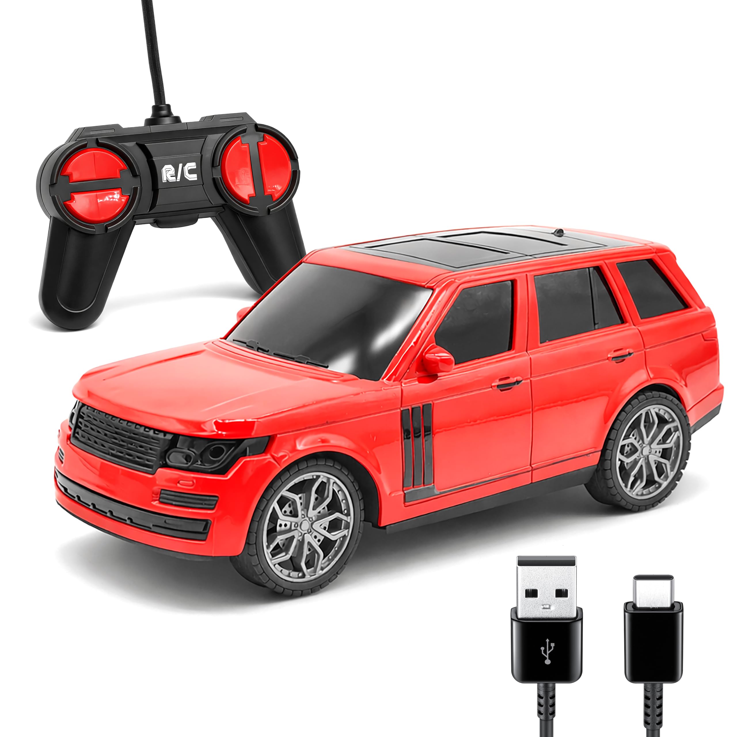 VGRASSP 1:16 Scale SUV Design Remote Control Toy Car for Children - Wireless Racing with Easy Operation Indoor Outdoor Entertainment Gift Boys Girls - Color As Per Stock-image-12