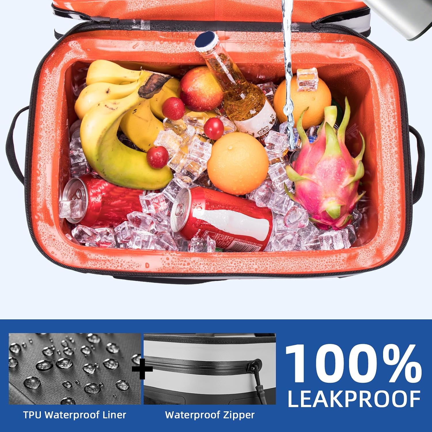 ROCKBROS Backpack Cooler for Camping Fishing Party Outdoor Adventure Picnic image 4