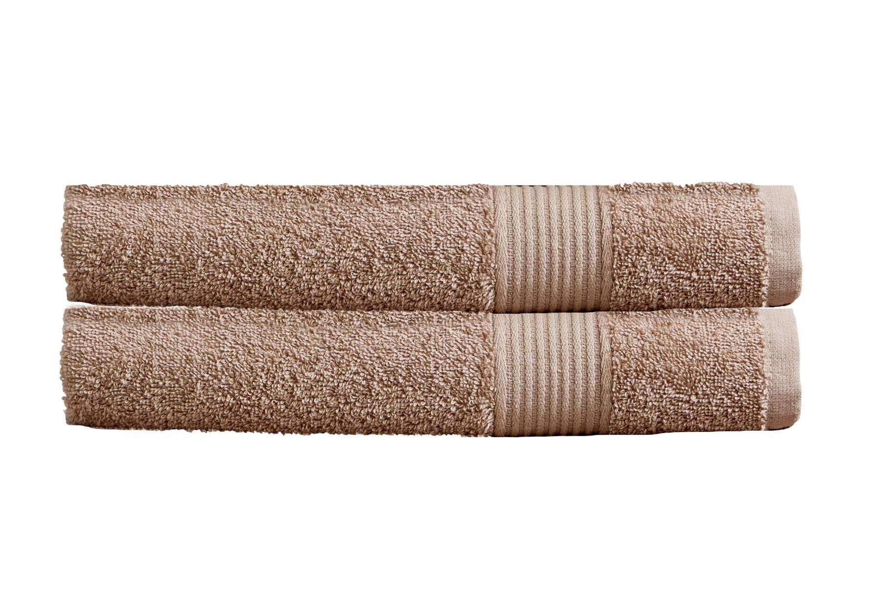 Olivia Rocco Mink Egyptian Cotton Towels Home Bathroom Towel Set Bale Fade Resistant 500Gsm Home Collection Bales Bath Sets, 2 Bath Towels