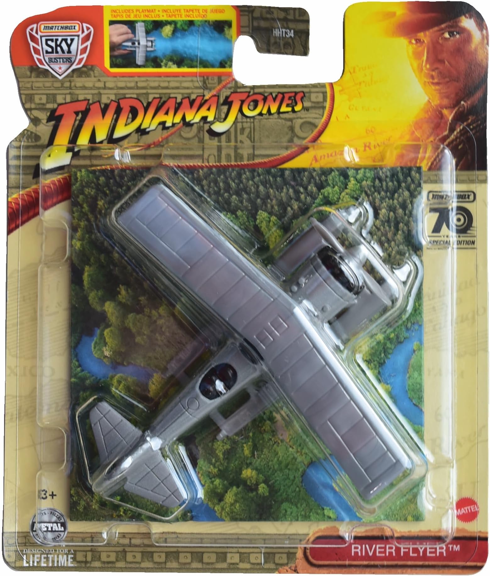 Sky Busters River Flyer, Includes playmat [Indiana Jones]
